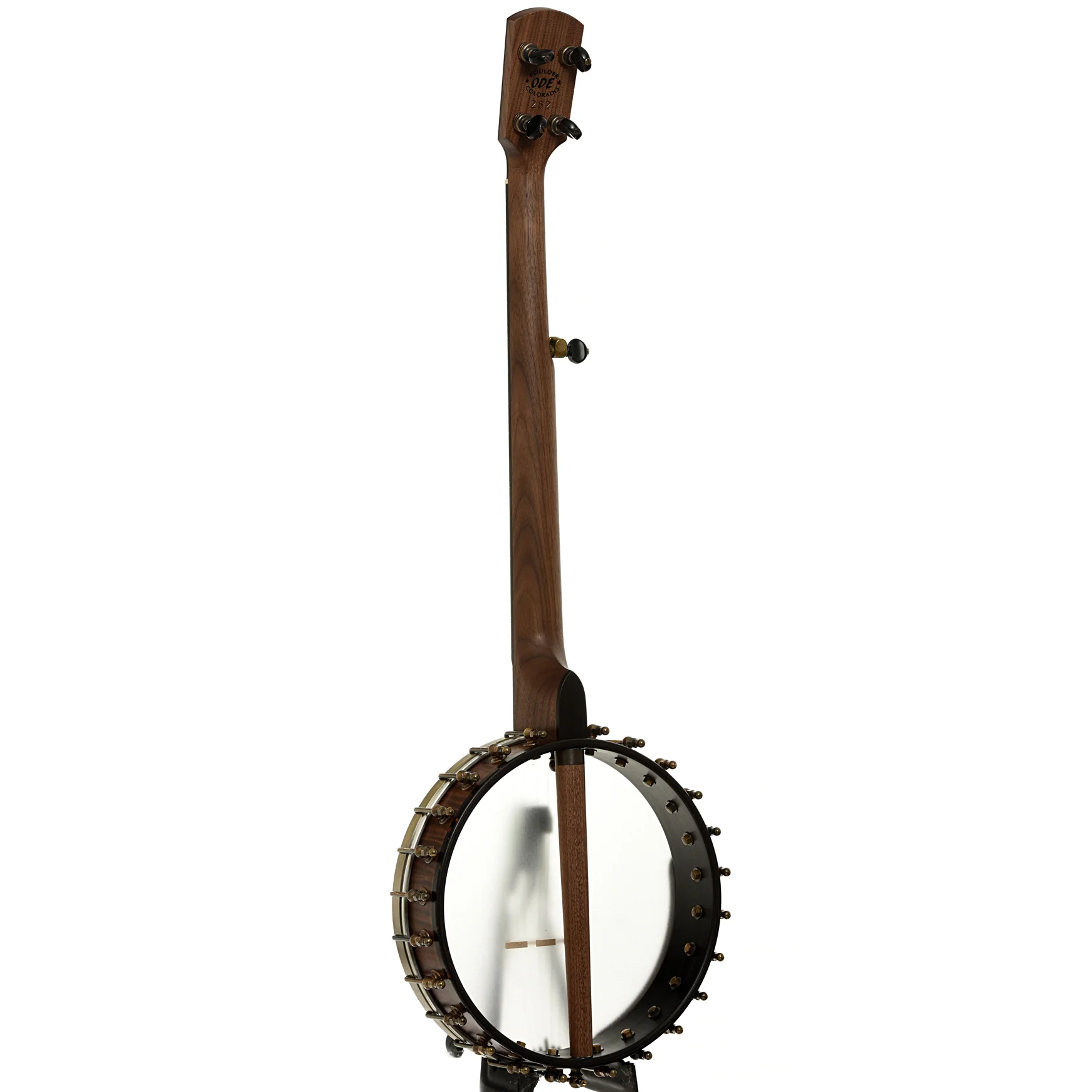 Ode Magician 11in Walnut Openback Banjo & Gigbag - Image 13