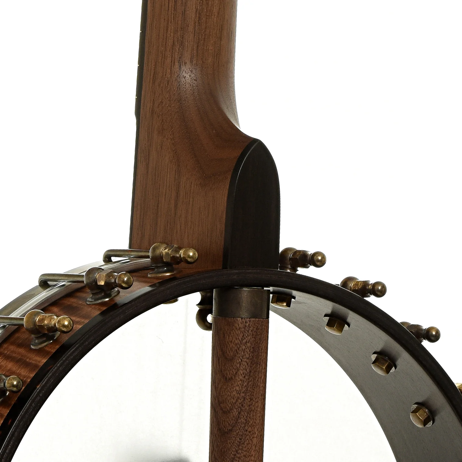 Ode Magician 12in Walnut Openback Banjo & Gigbag - Image 11