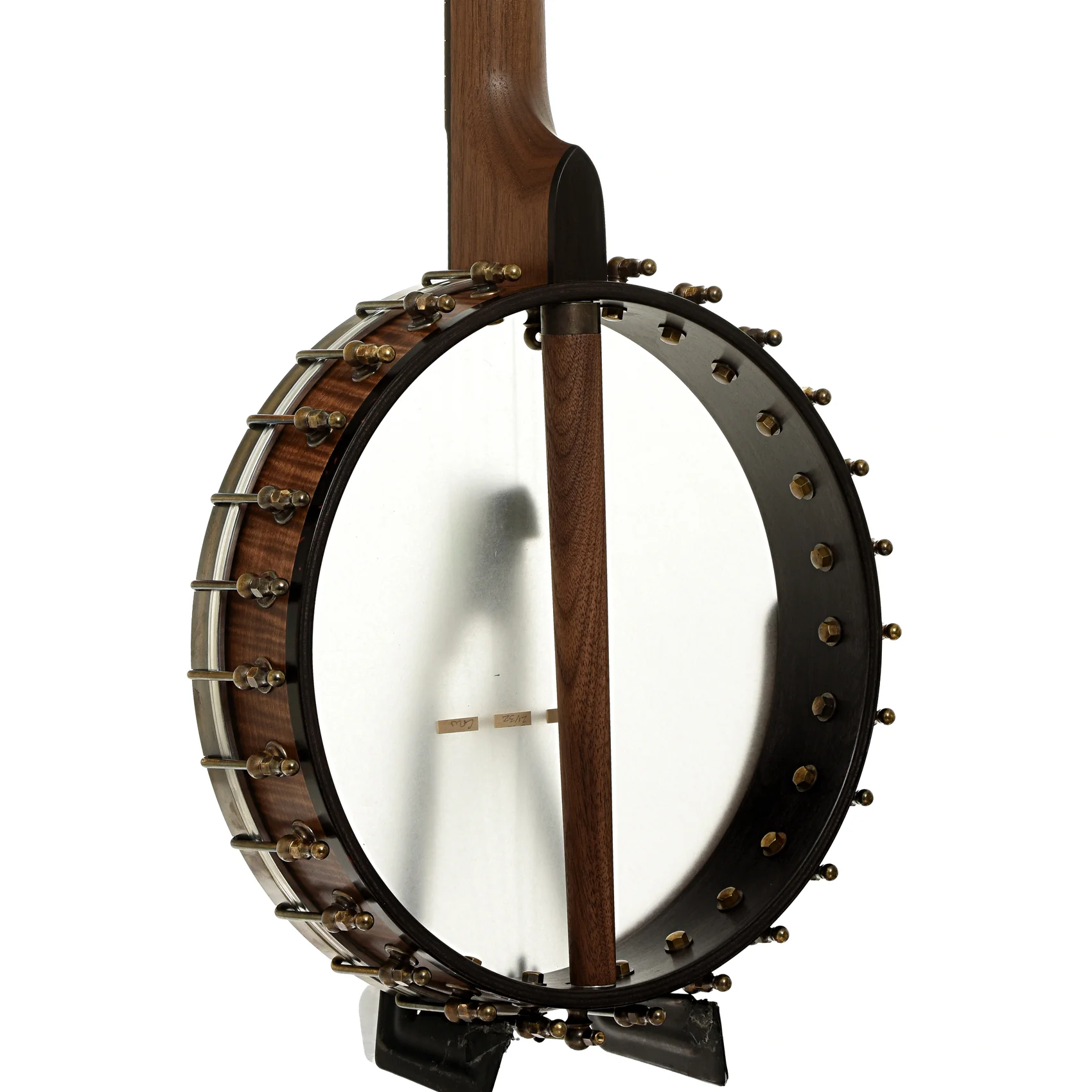 Ode Magician 12in Walnut Openback Banjo & Gigbag - Image 12