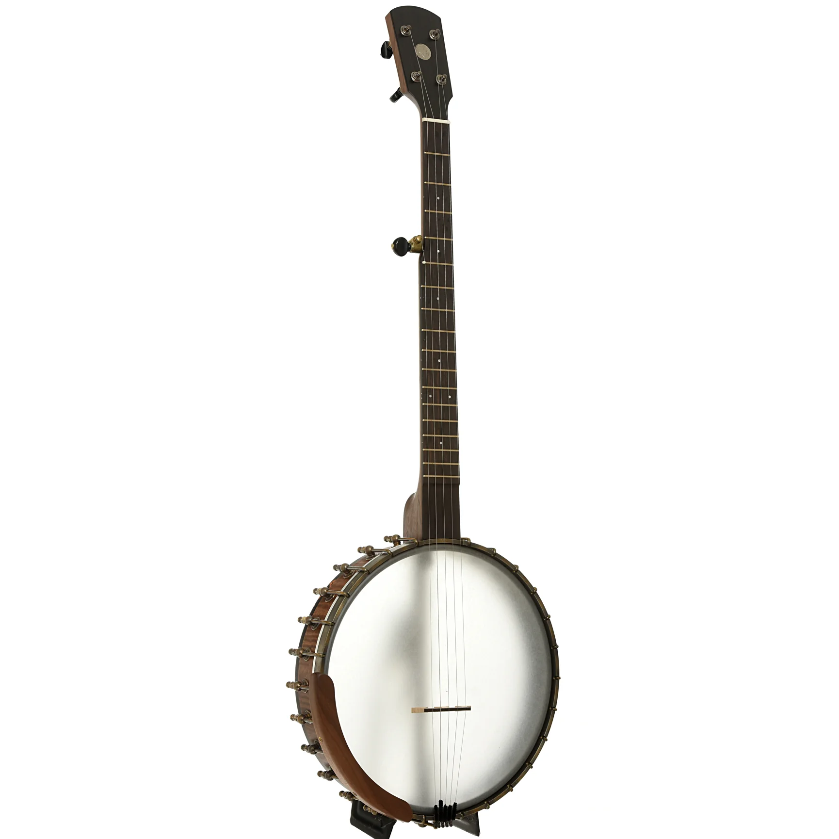 Ode Magician 12in Walnut Openback Banjo & Gigbag - Image 3