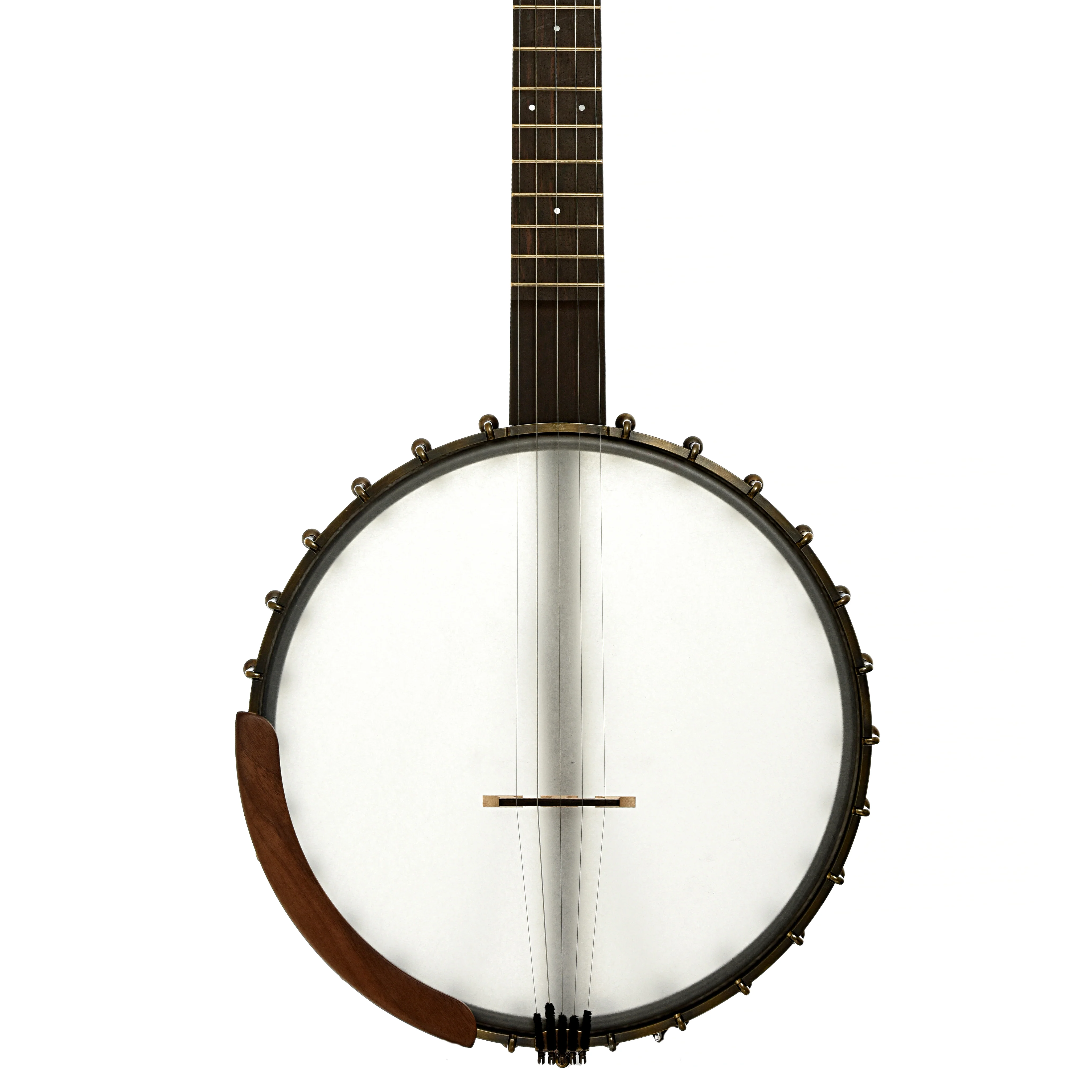 Ode Magician 12in Walnut Openback Banjo & Gigbag - Image 4