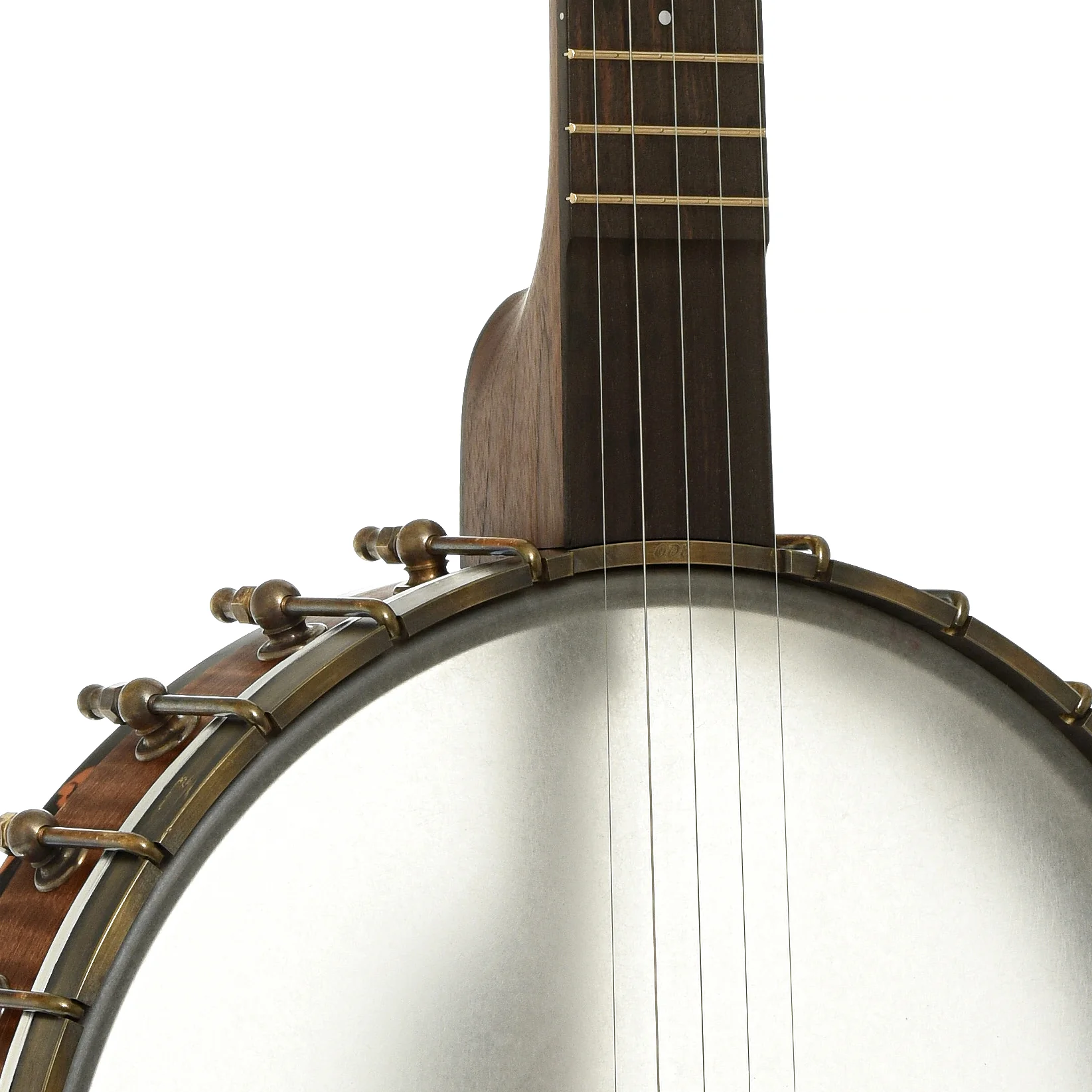 Ode Magician 12in Walnut Openback Banjo & Gigbag - Image 6