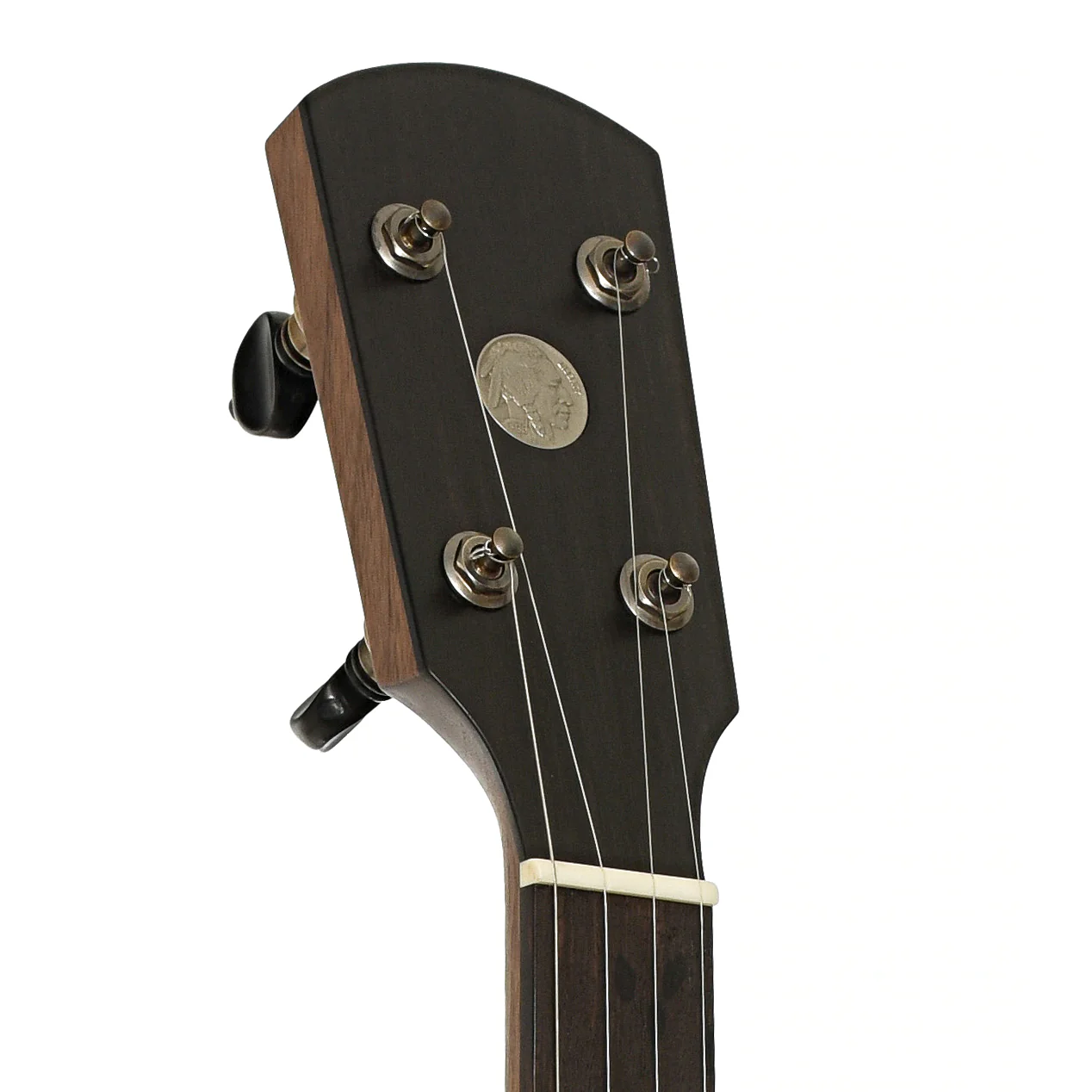 Ode Magician 12in Walnut Openback Banjo & Gigbag - Image 8