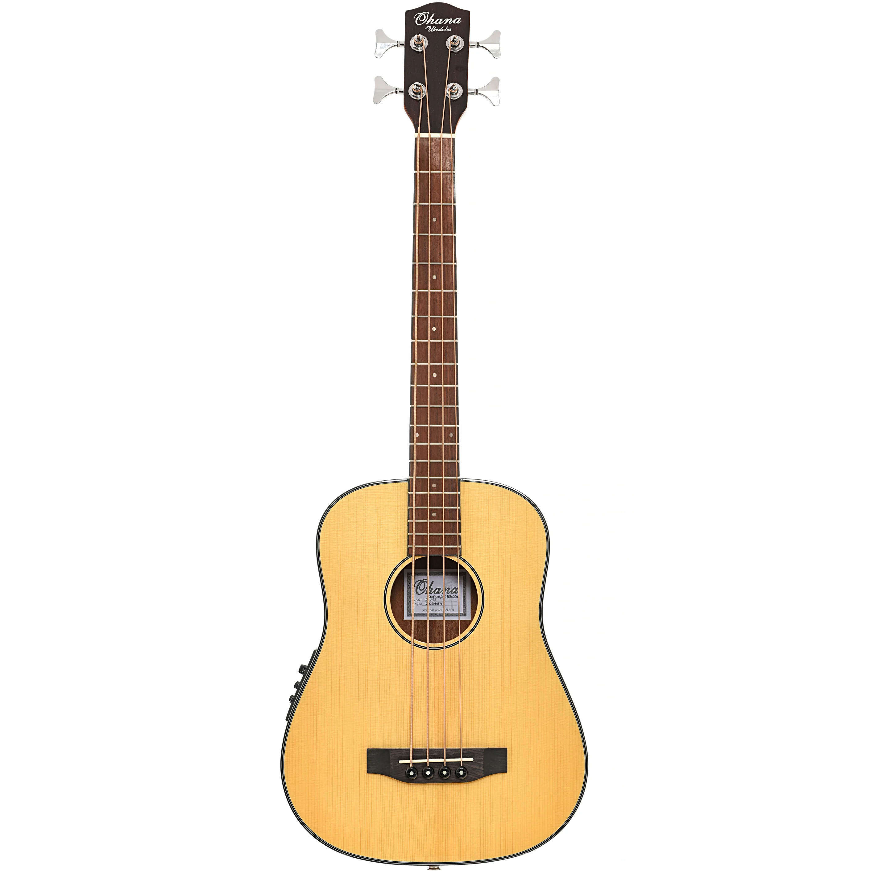 Ohana OBU-22 Acoustic-Electric Bass Ukulele (2021) - Image 14