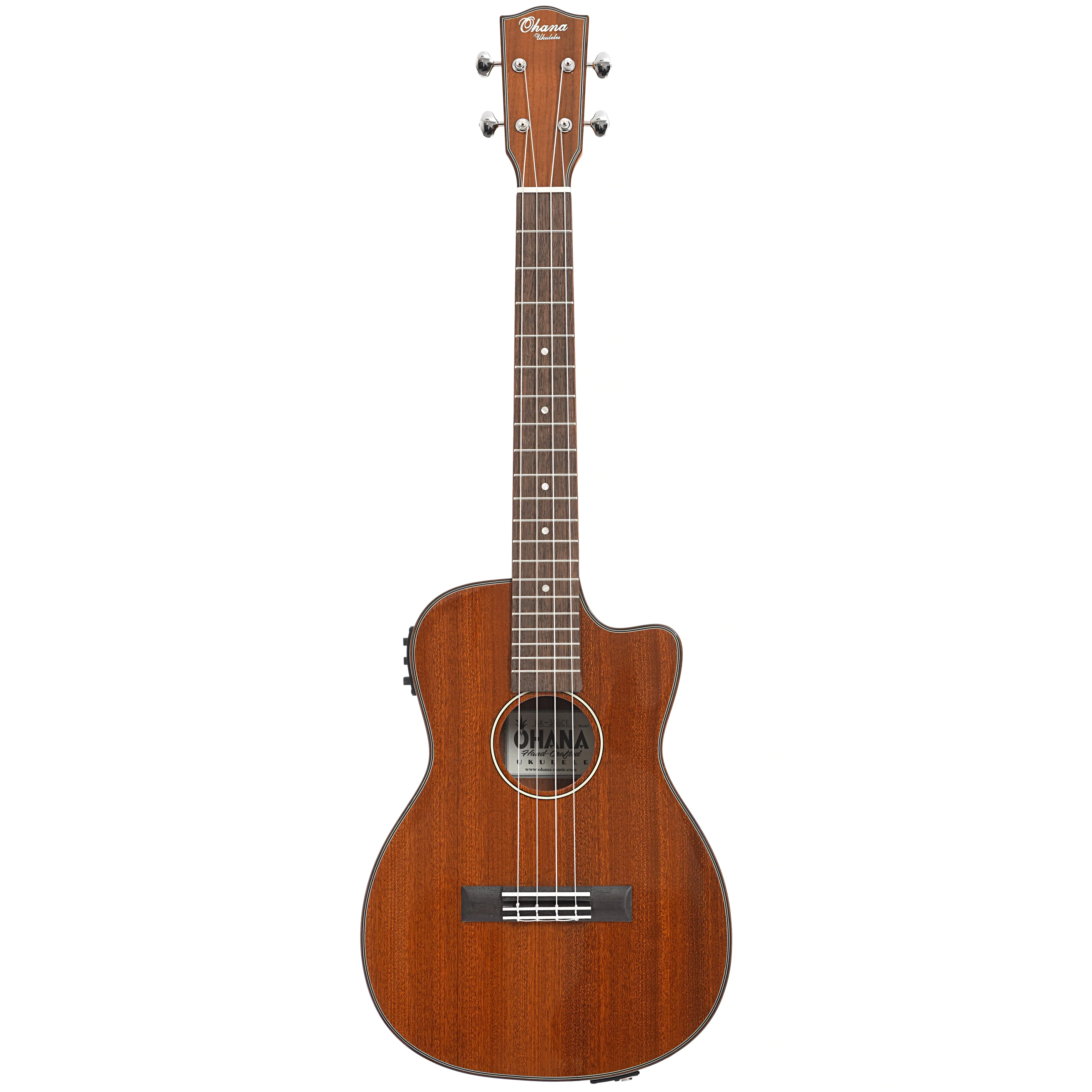 Ohana BK-35GCE Baritone Ukulele with Pickup - Image 13
