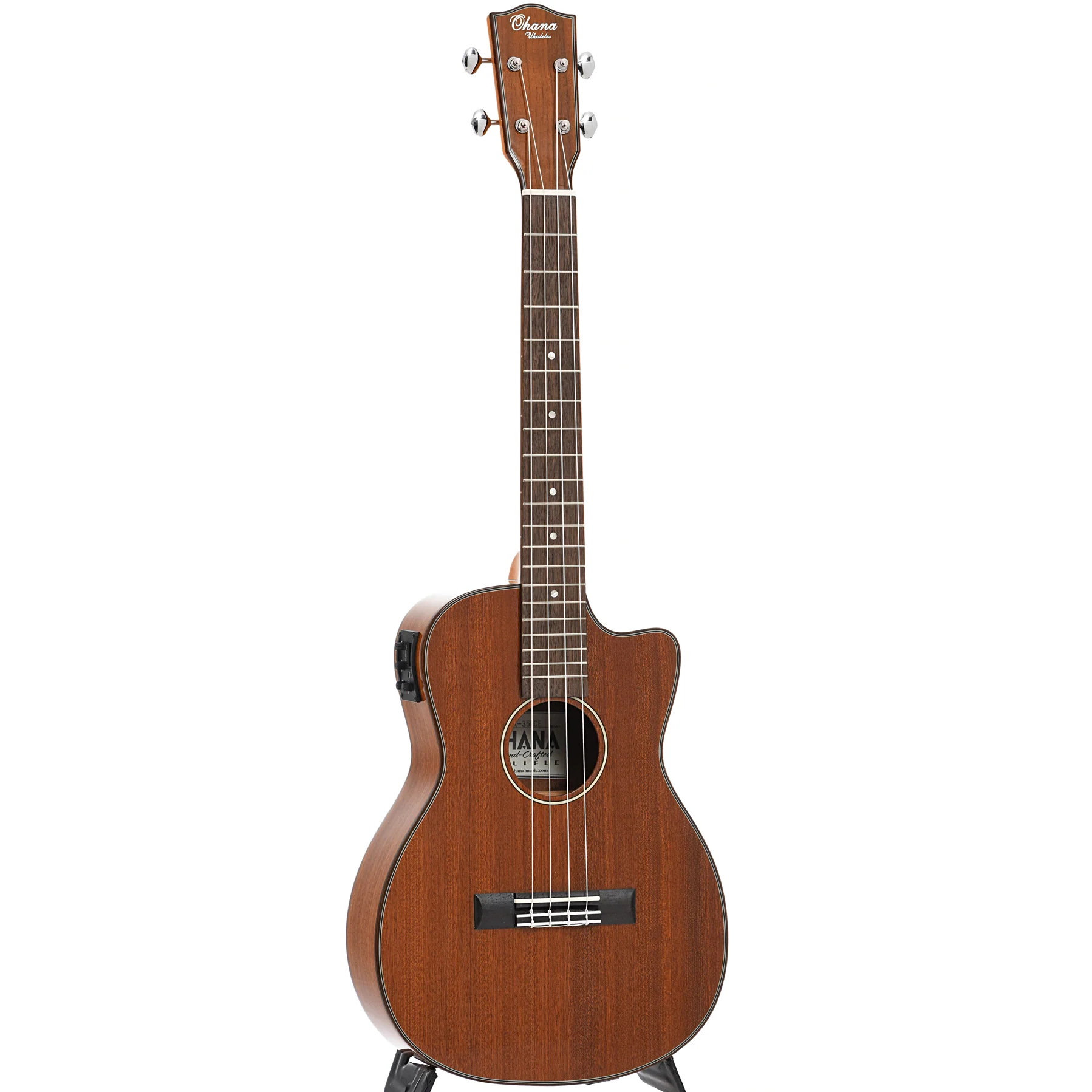 Ohana BK-35GCE Baritone Ukulele with Pickup - Image 3