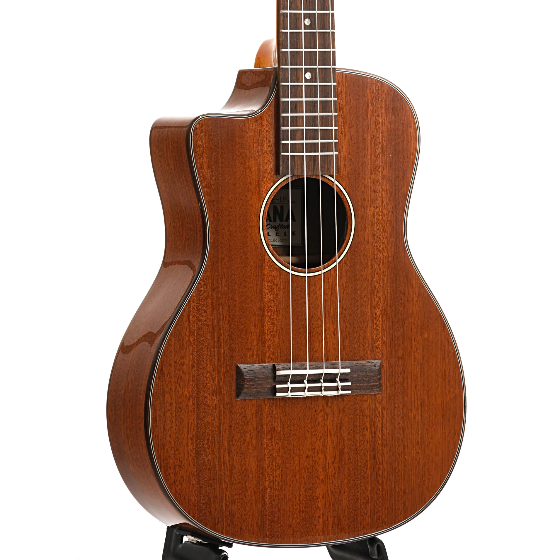 Ohana BK-35GCE-LH Left-Handed Baritone Ukulele with Pickup - Image 3