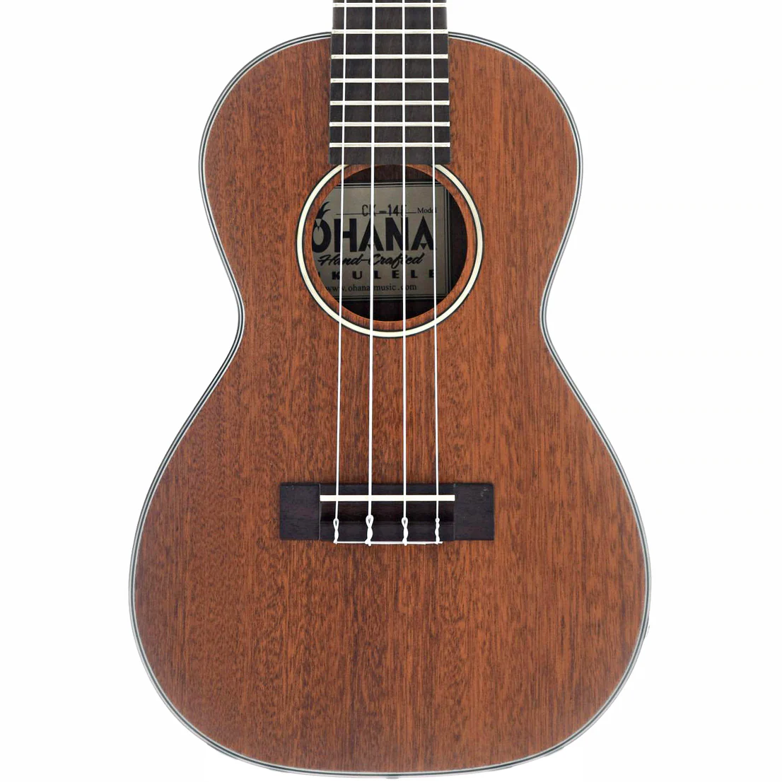 Ohana CK-14E Concert Ukulele with Pickup - Image 2