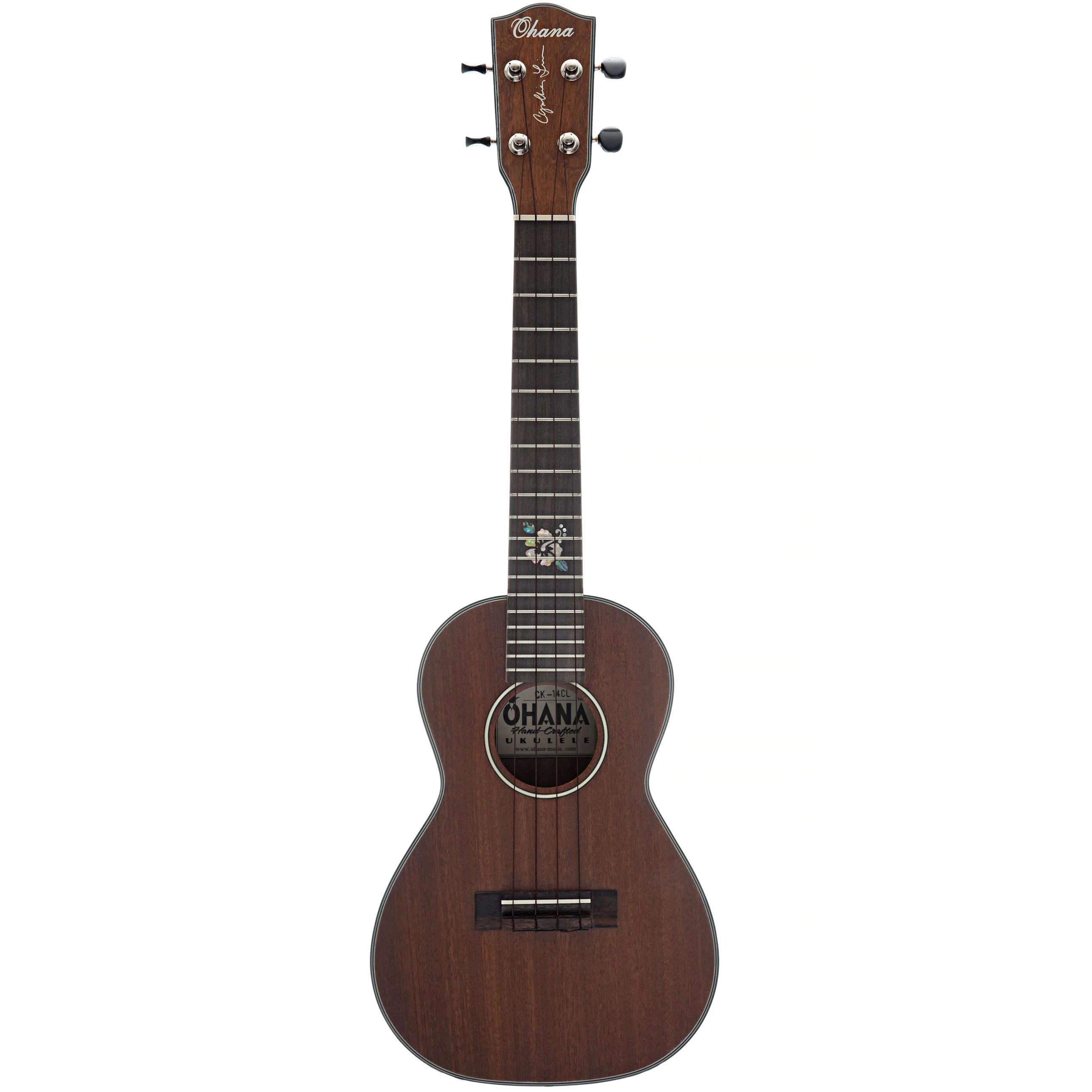 Ohana CK-14CL Cynthia Lin Signature Concert Ukulele Bundle - Image 14