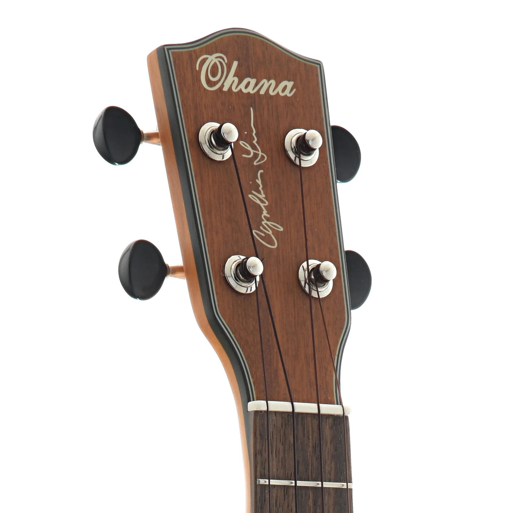 Ohana CK-14CLE Cynthia Lin Signature Concert Ukulele Bundle, With Pickup - Image 7