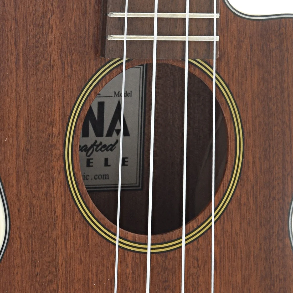 Ohana CK-20CE Concert Cutaway Ukulele with Pickup - Image 4