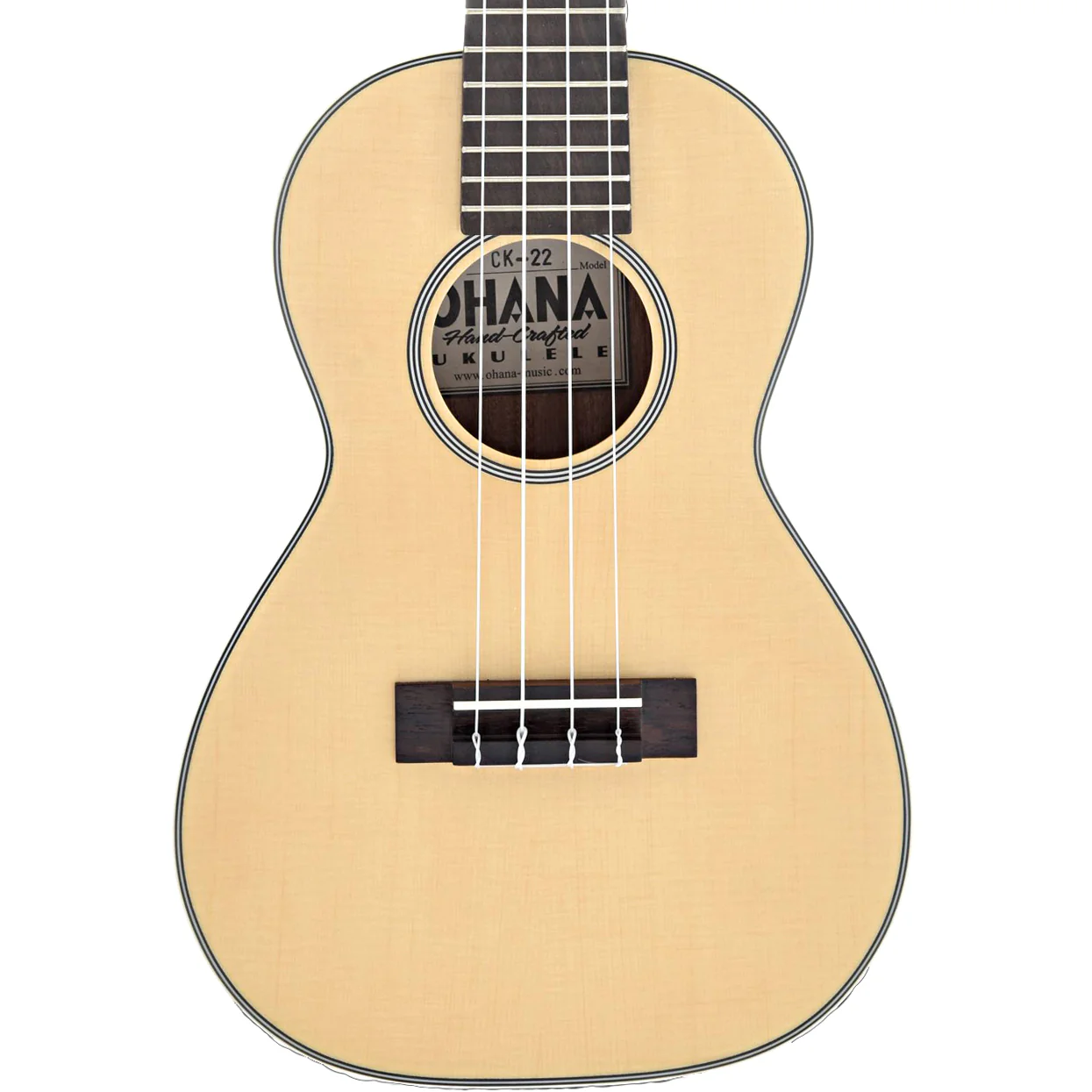 Ohana CK-22 Concert Ukulele - Image 2