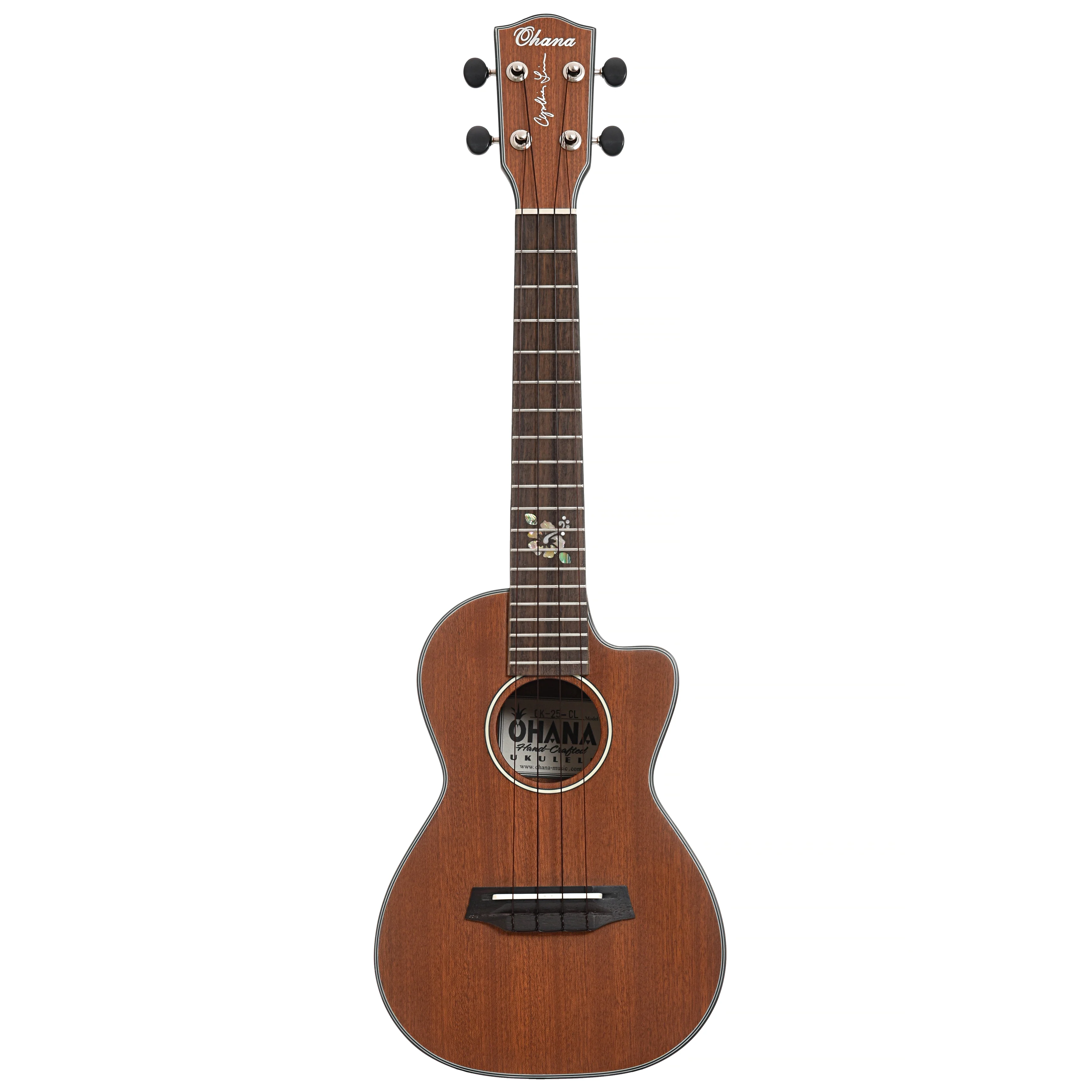 Ohana CK-25C-CL Cynthia Lin Signature Concert Ukulele Bundle - Image 14