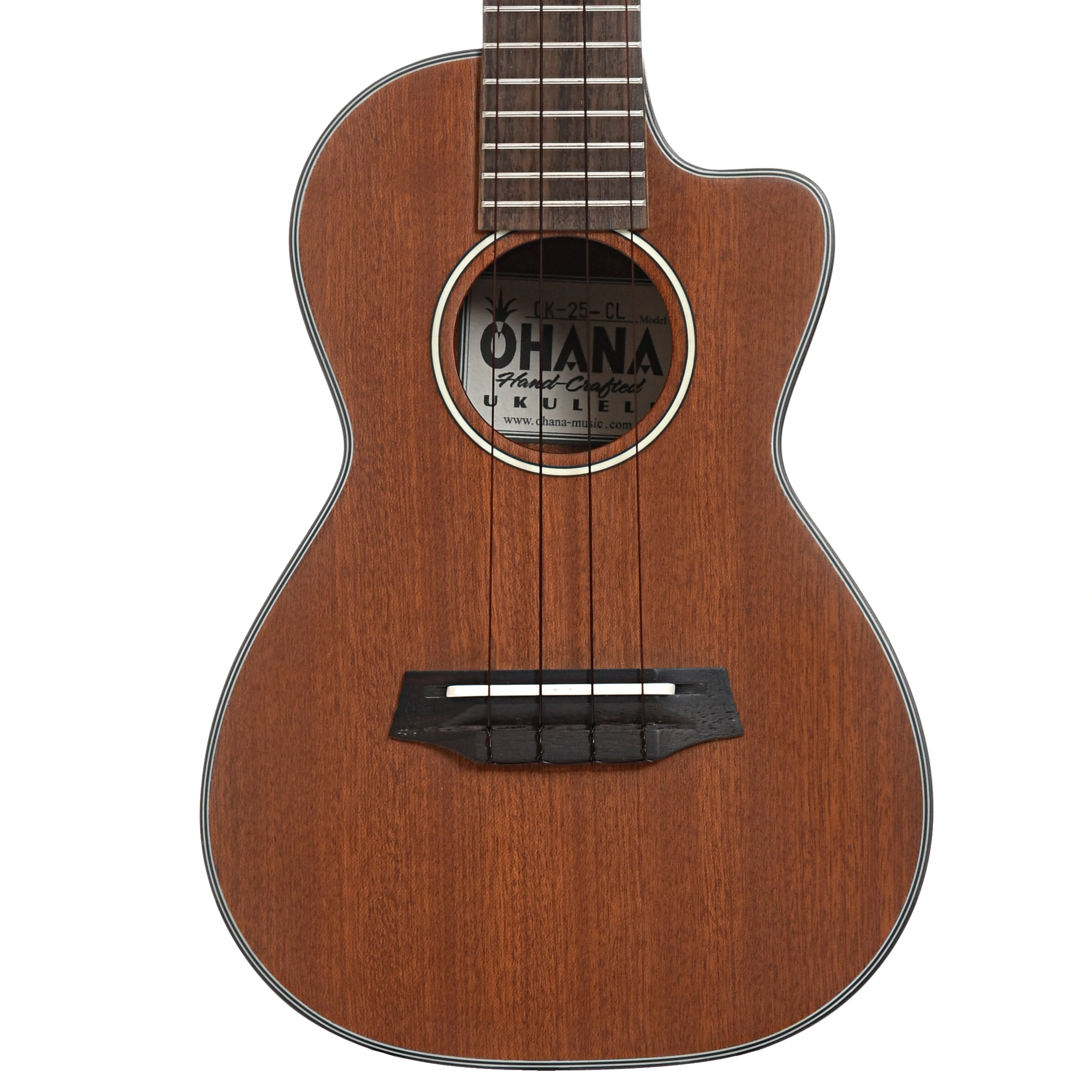 Ohana CK-25C-CL Cynthia Lin Signature Concert Ukulele Bundle - Image 2