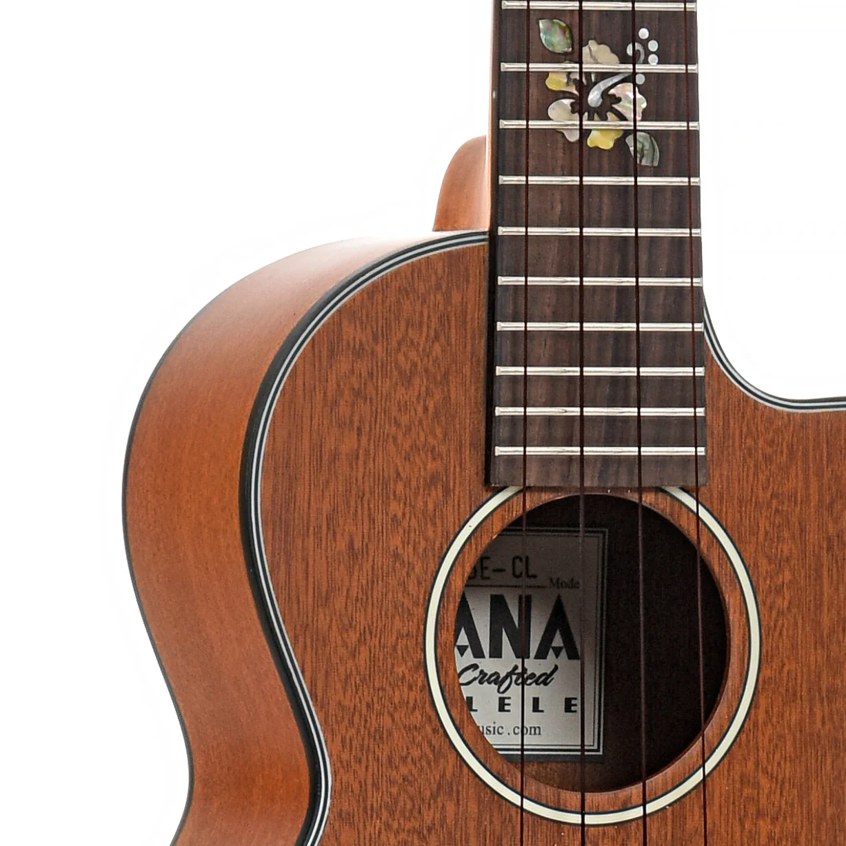 Ohana CK-25CE-CL Cynthia Lin Signature Concert Ukulele Bundle, With Pickup - Image 6