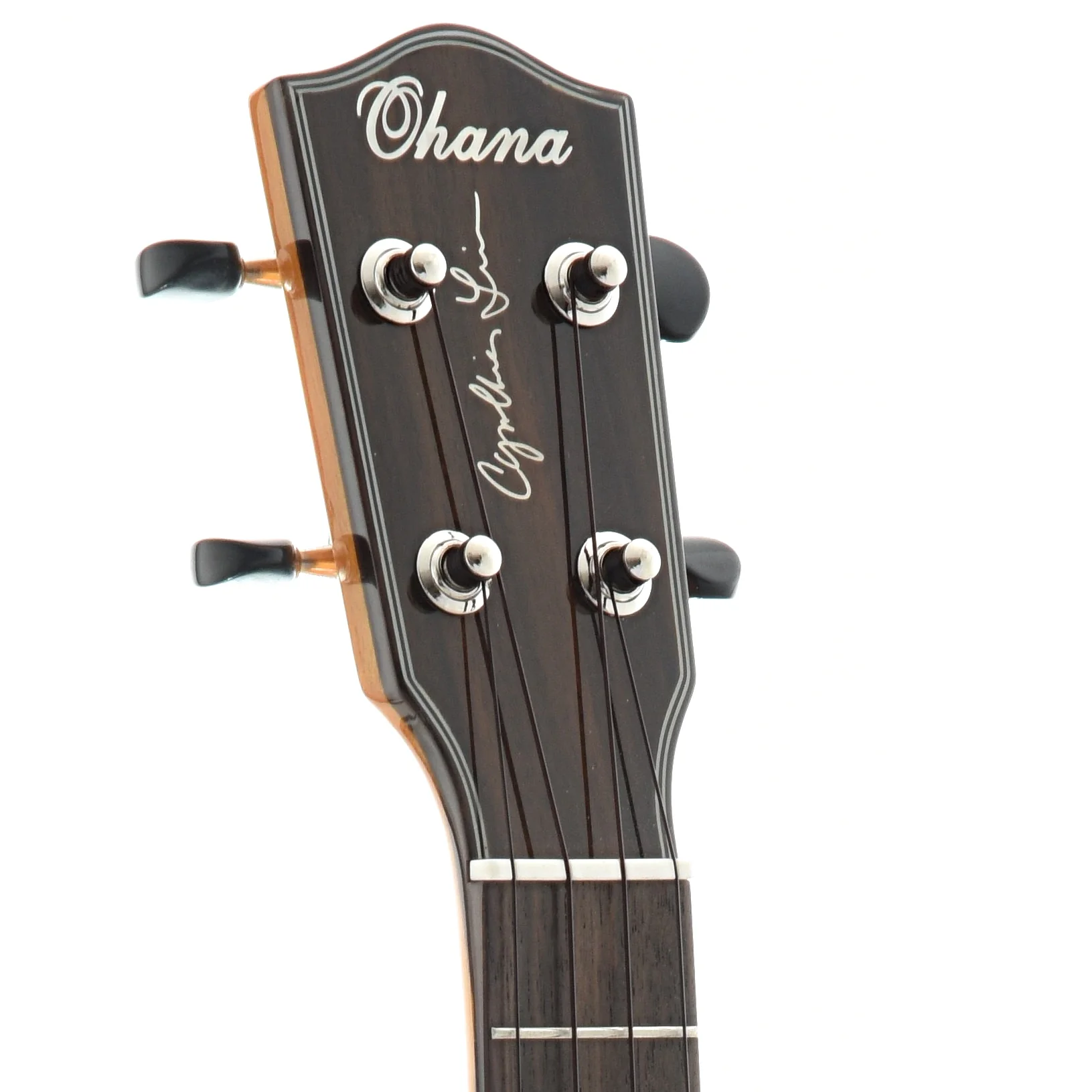 Ohana CK-35CG CL Cynthia Lin Signature Model Concert Ukulele Bundle - Image 8