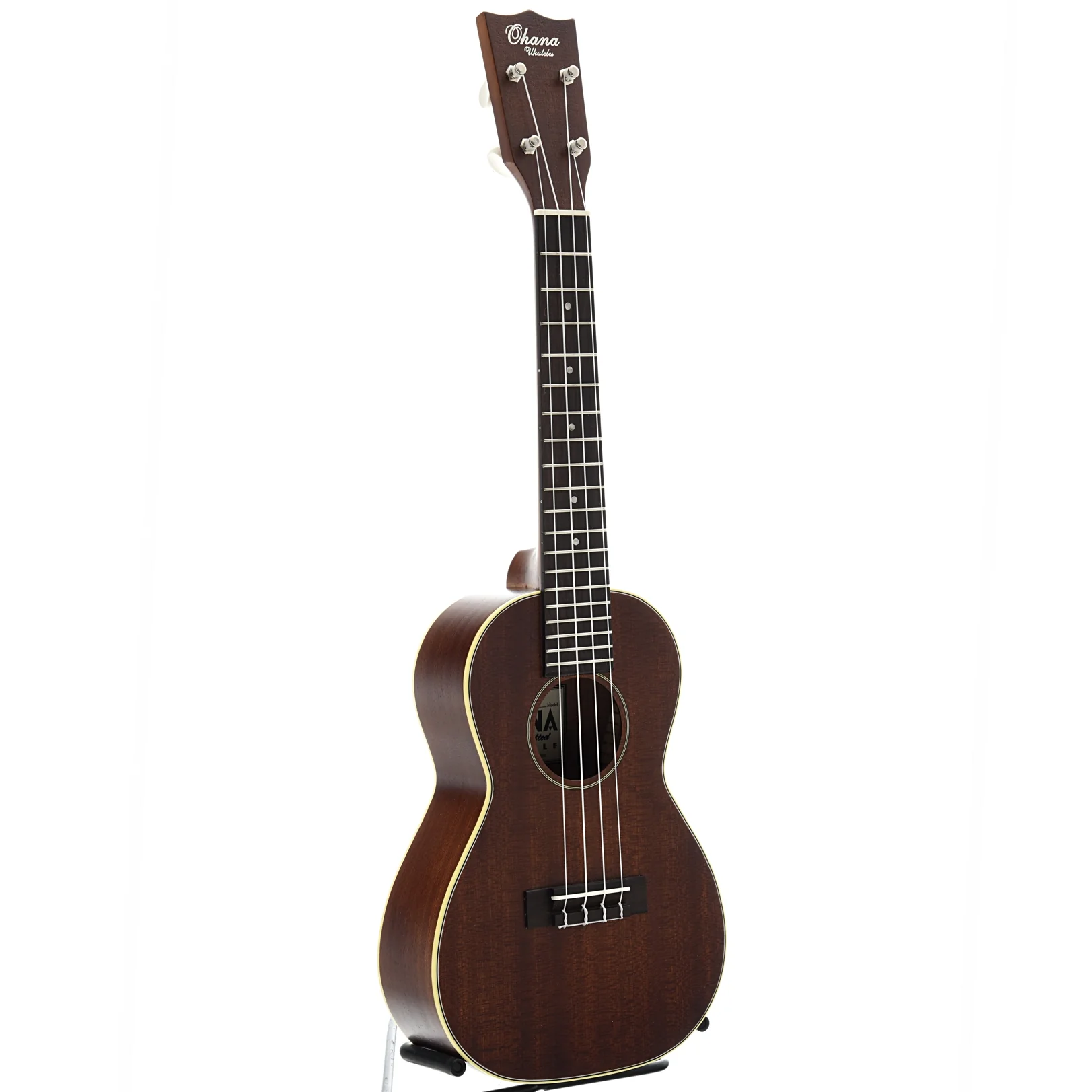 Ohana Vintage CK-38 Premium-Grade Mahogany Concert Ukulele - Image 3