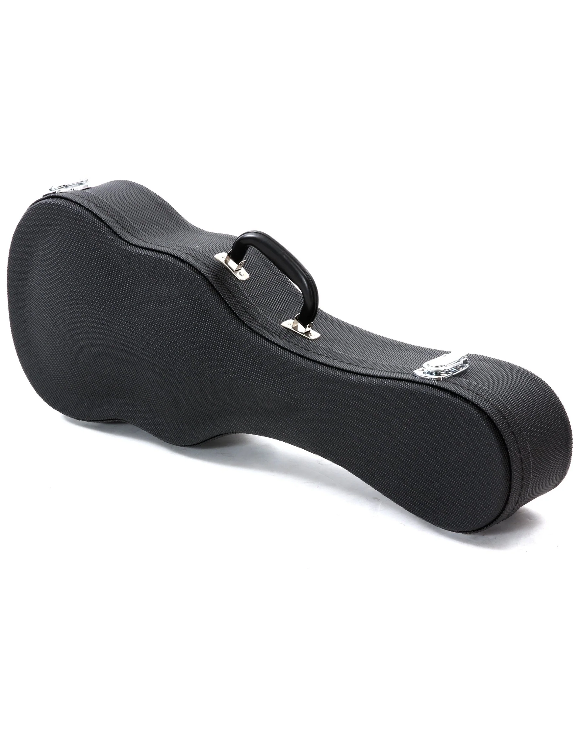 Ohana Deluxe Black Hardshell Concert Ukulele Case - Image 2