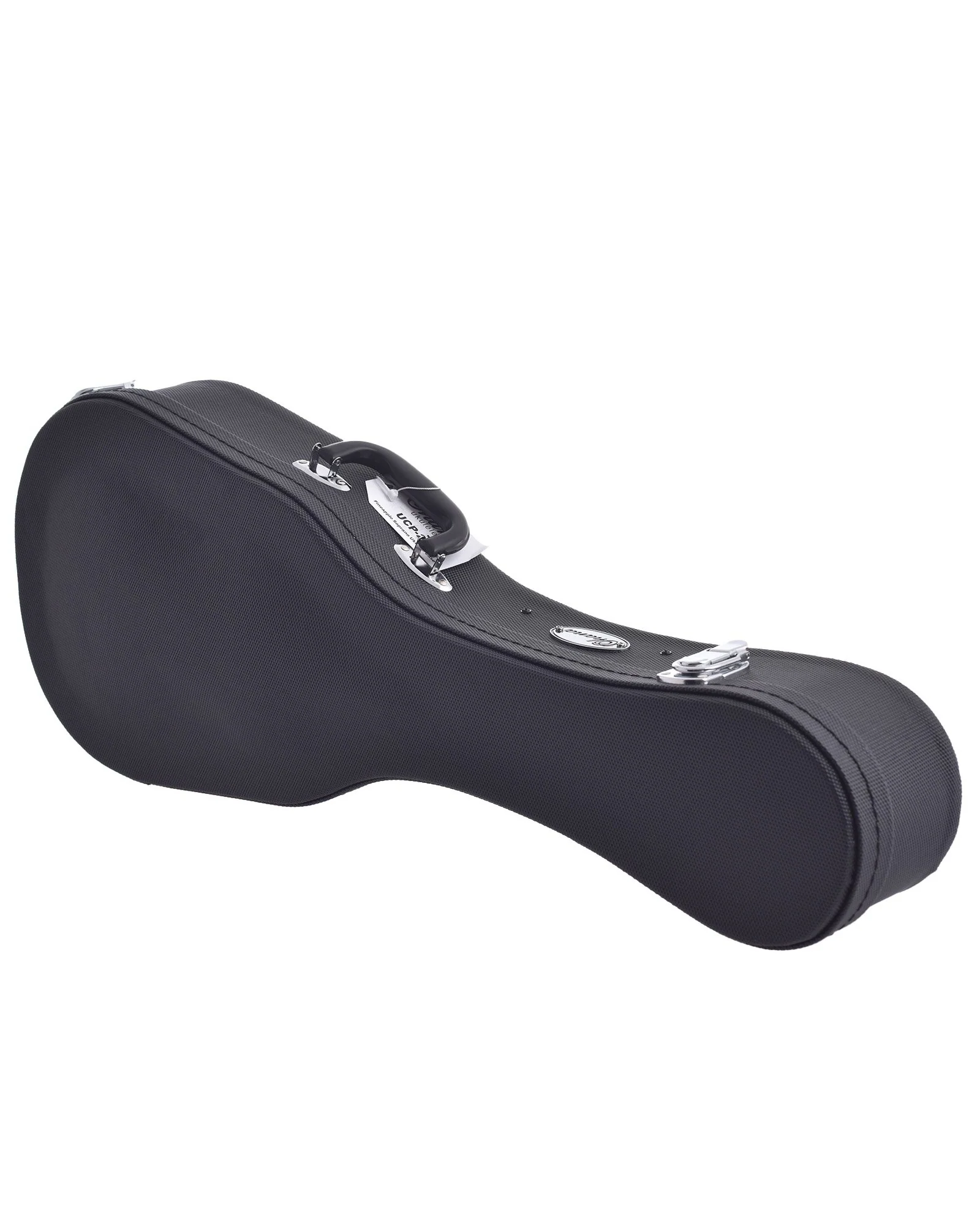 Ohana Deluxe Black Hardshell Pineapple Tenor Ukulele Case - Image 2
