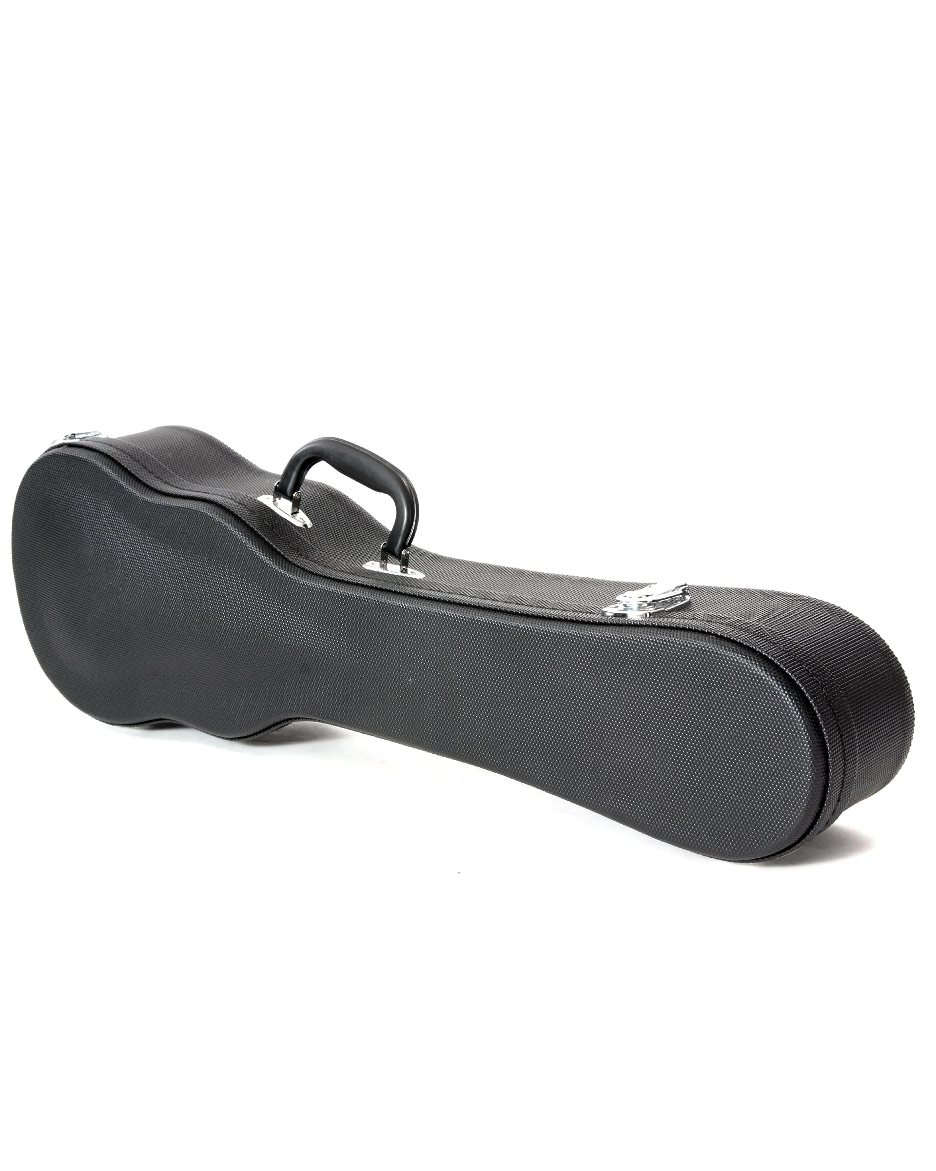 Ohana Deluxe Black Hardshell Soprano Ukulele Case with Extended Length - Image 2