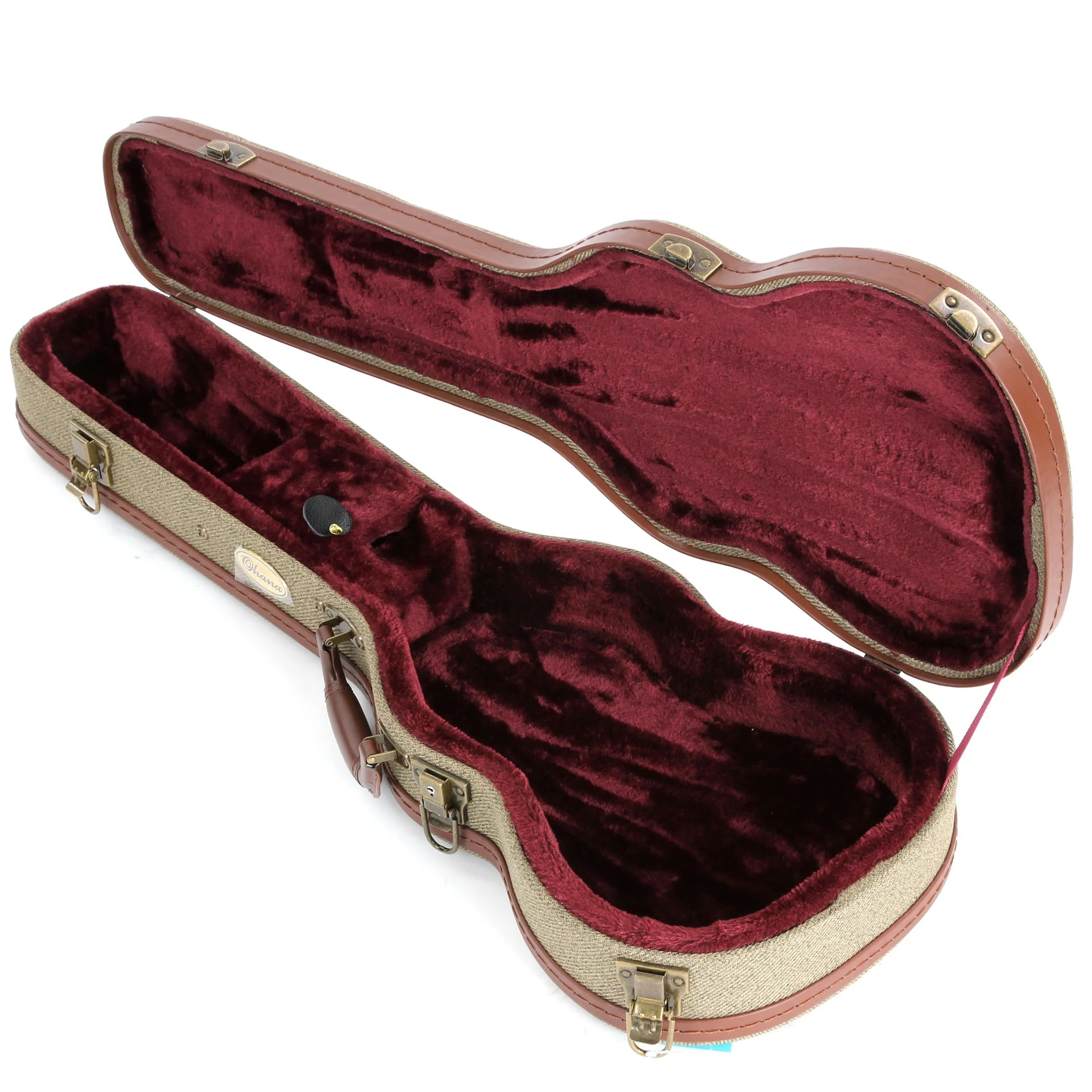 Ohana Deluxe Twill Ukulele Case, Baritone - Image 2