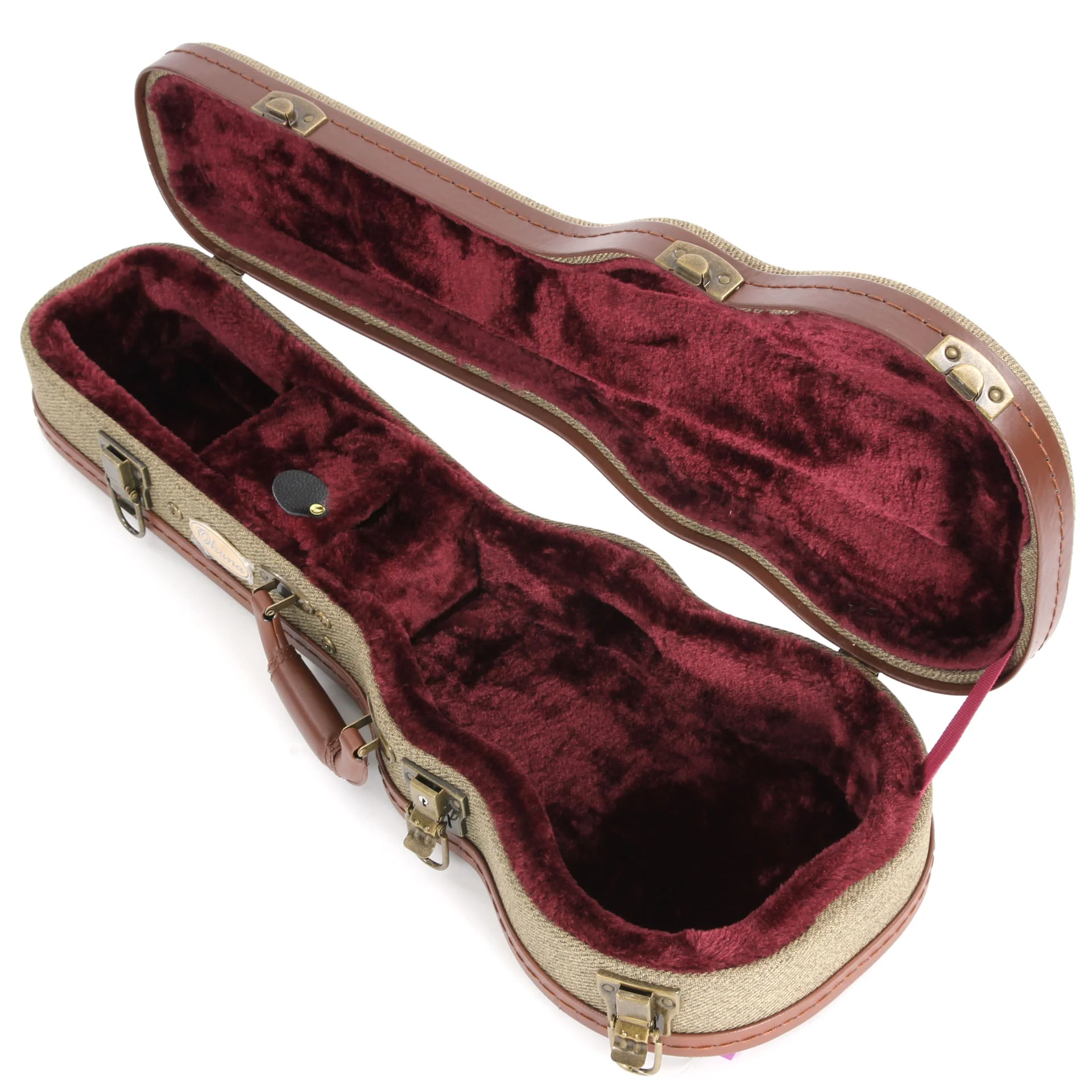 Ohana Deluxe Twill Ukulele Case, Concert - Image 2