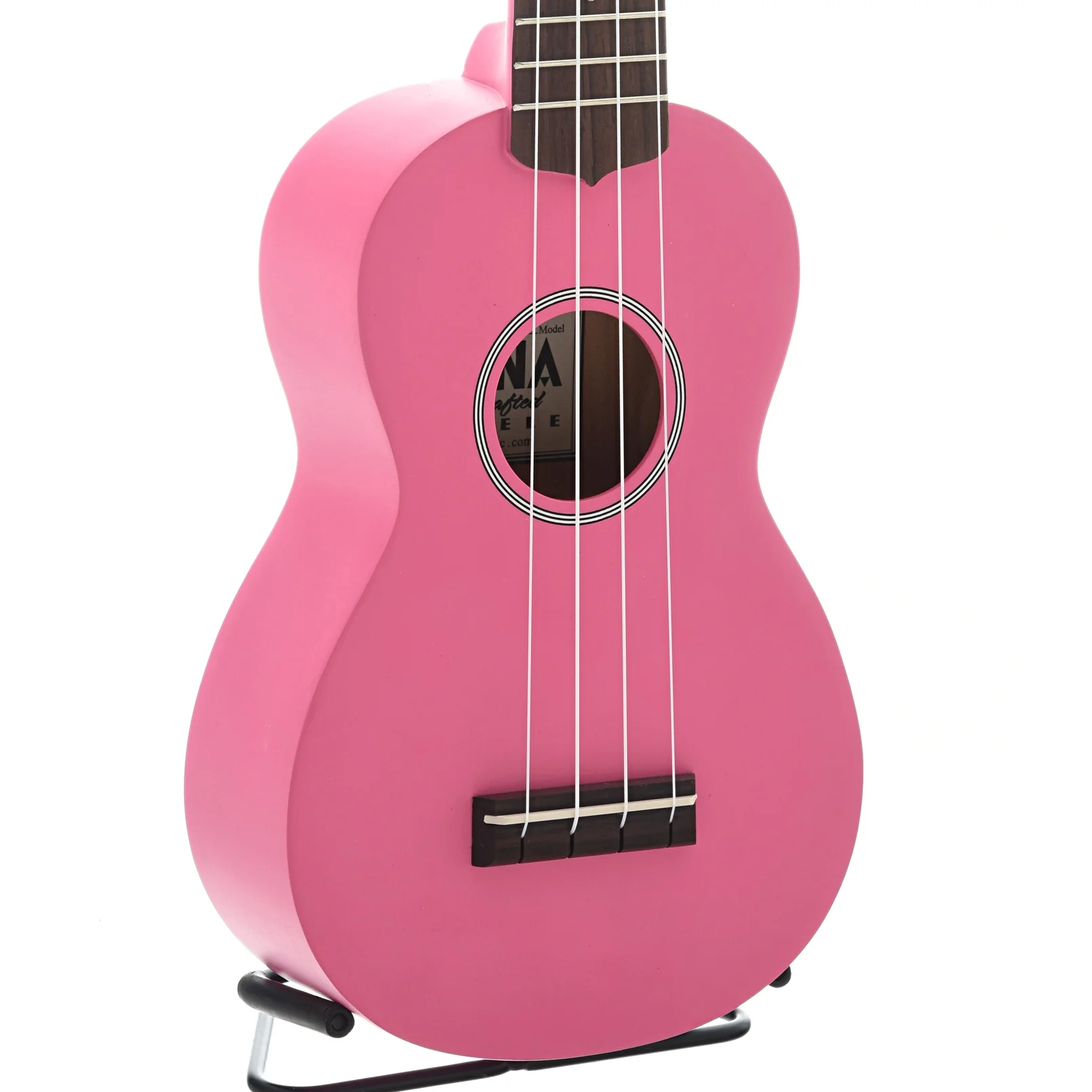 Ohana SK-10 Soprano Ukulele, Pink - Image 4