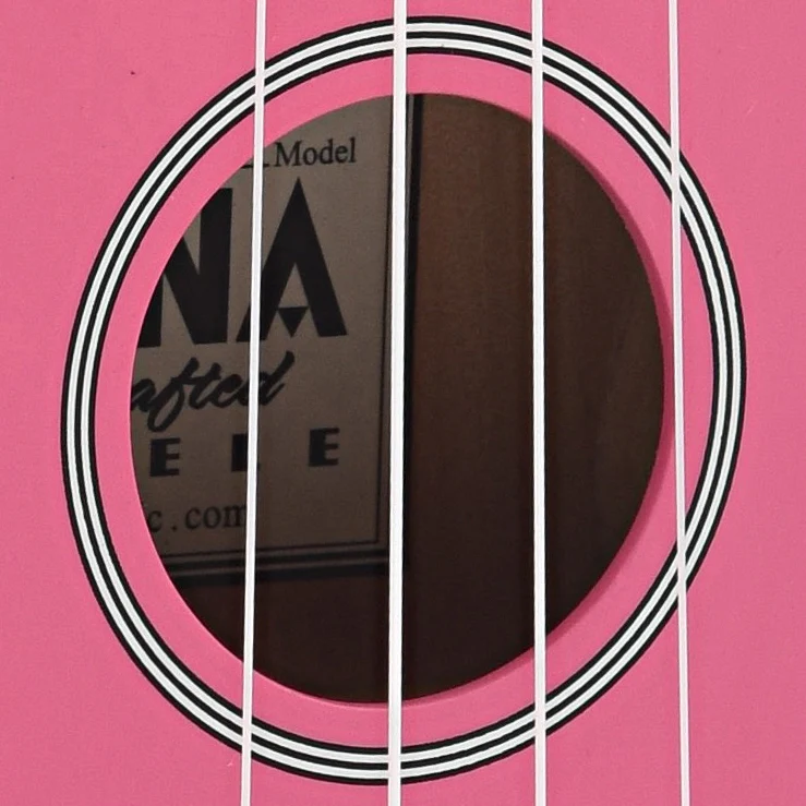 Ohana SK-10 Soprano Ukulele, Pink - Image 6