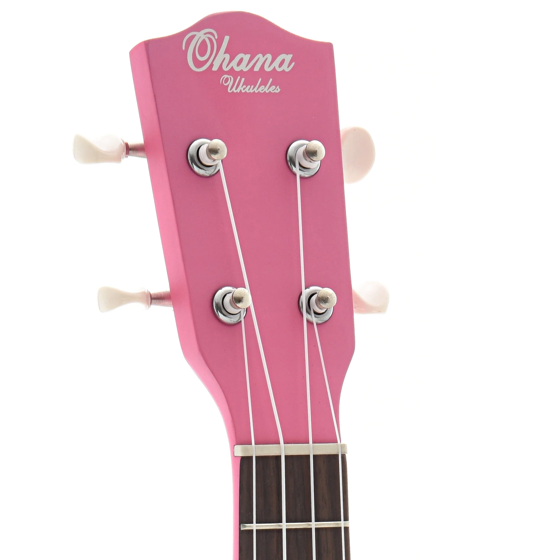Ohana SK-10 Soprano Ukulele, Pink - Image 8