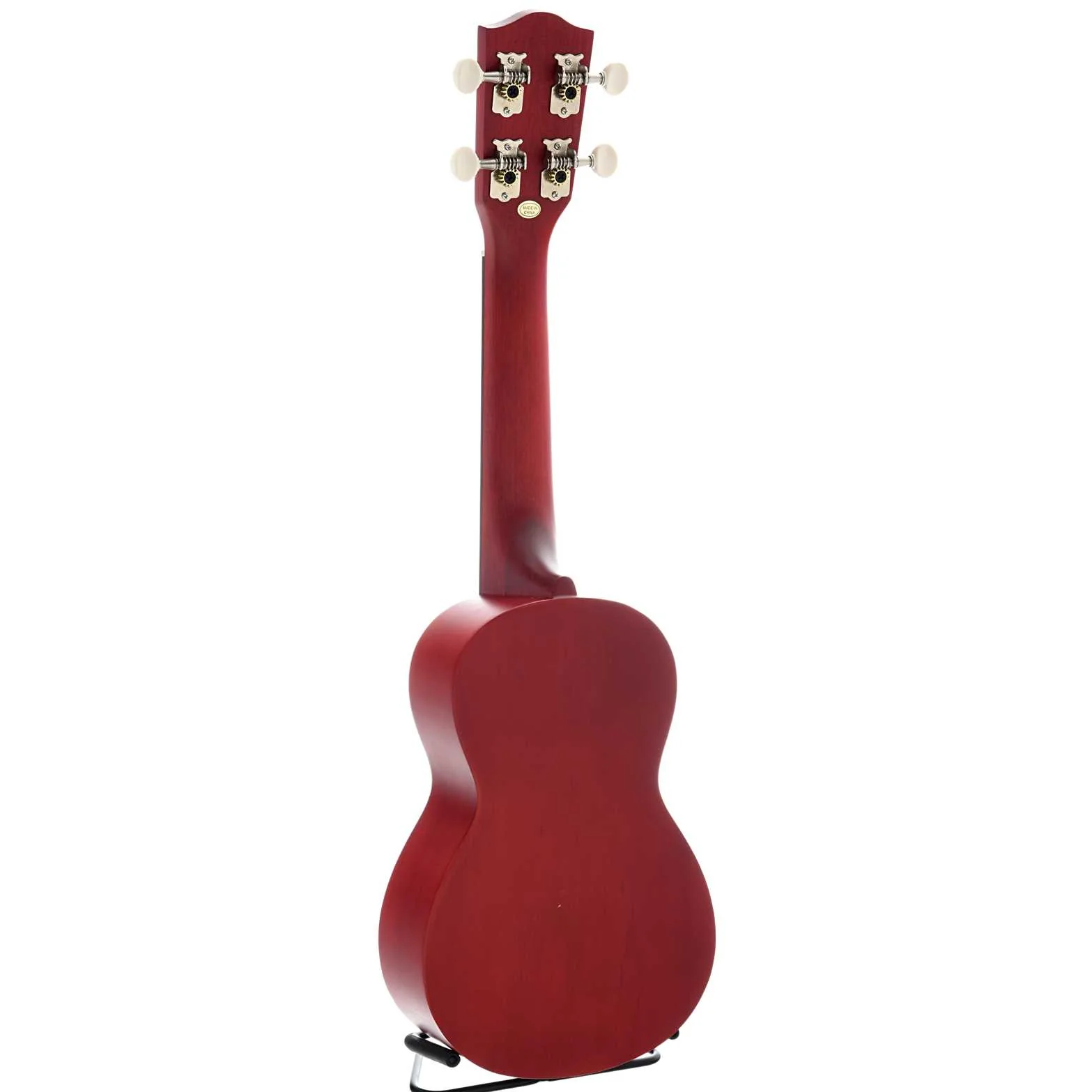 Ohana SK-10 Soprano Ukulele, Red - Image 12