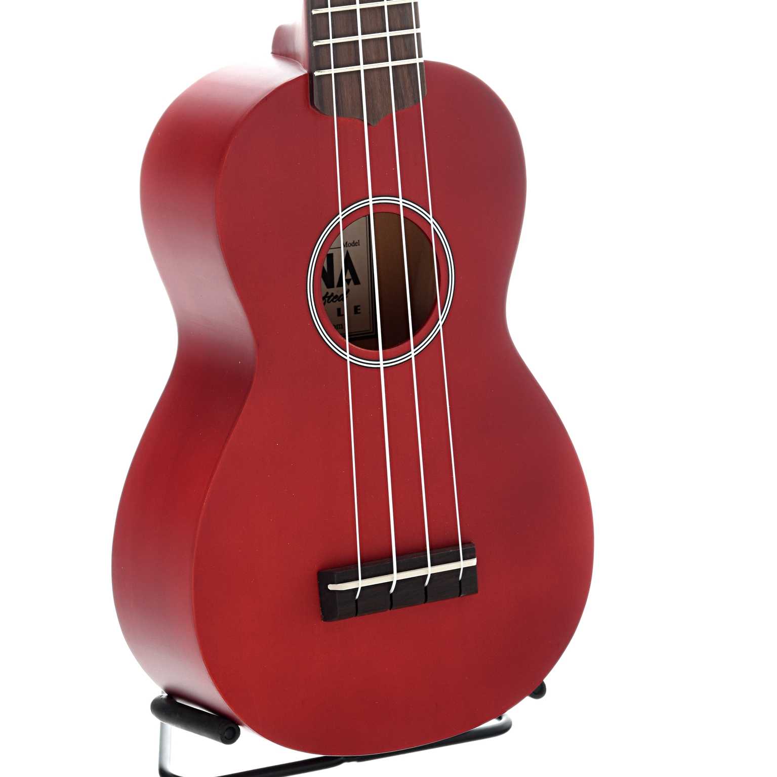 Ohana SK-10 Soprano Ukulele, Red - Image 4