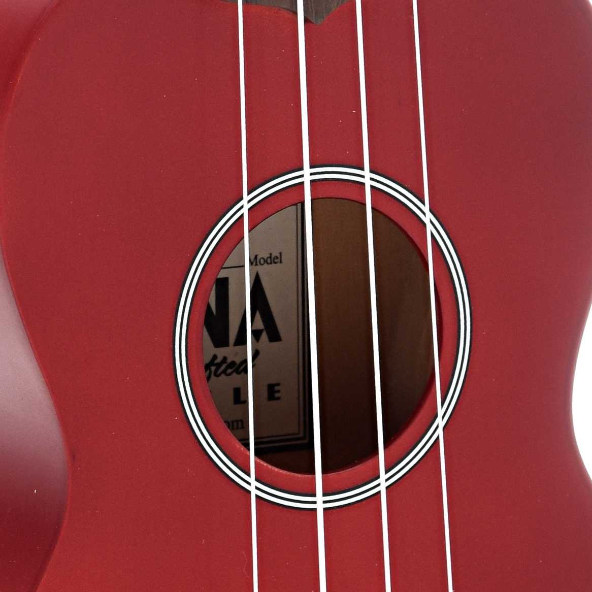Ohana SK-10 Soprano Ukulele, Red - Image 6