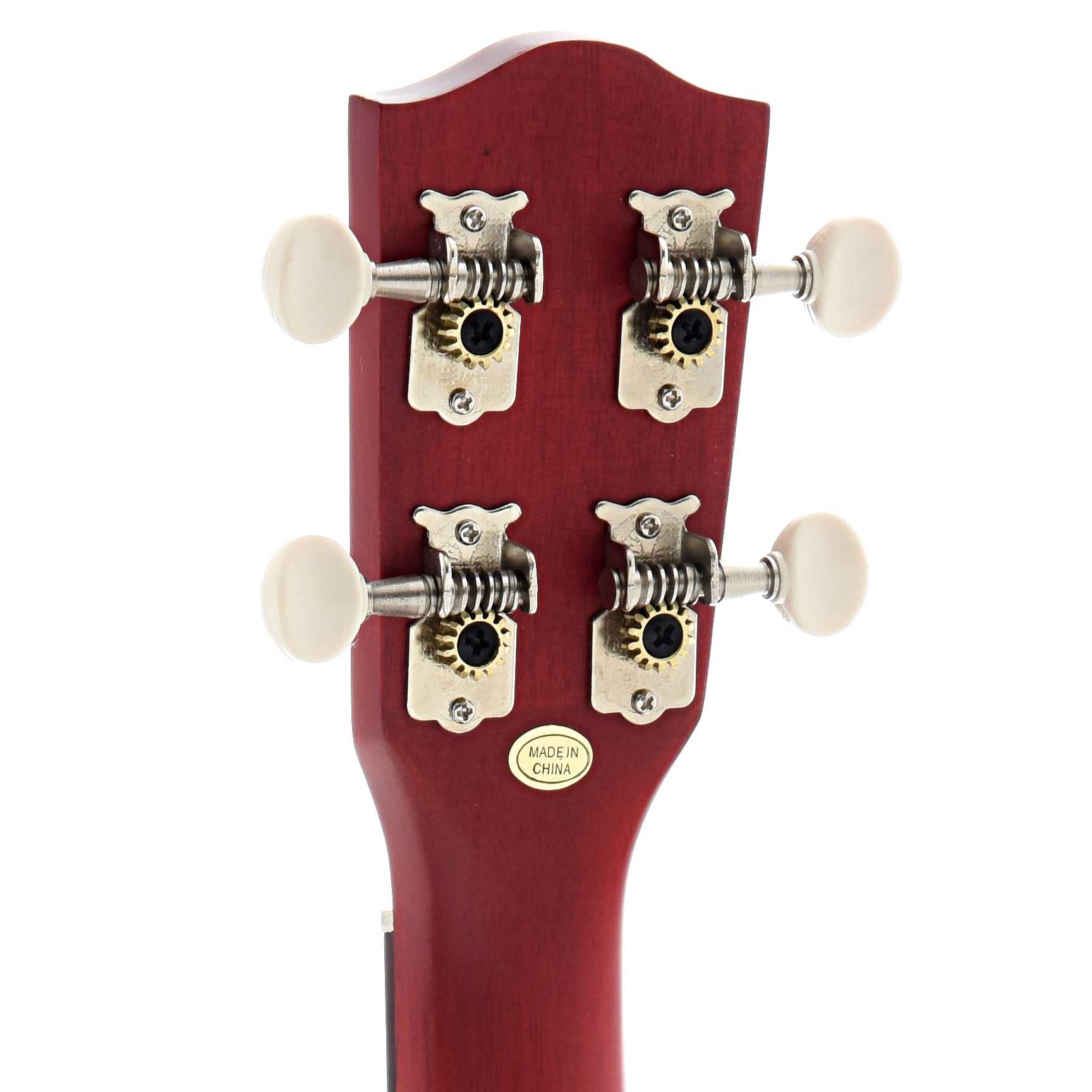 Ohana SK-10 Soprano Ukulele, Red - Image 9