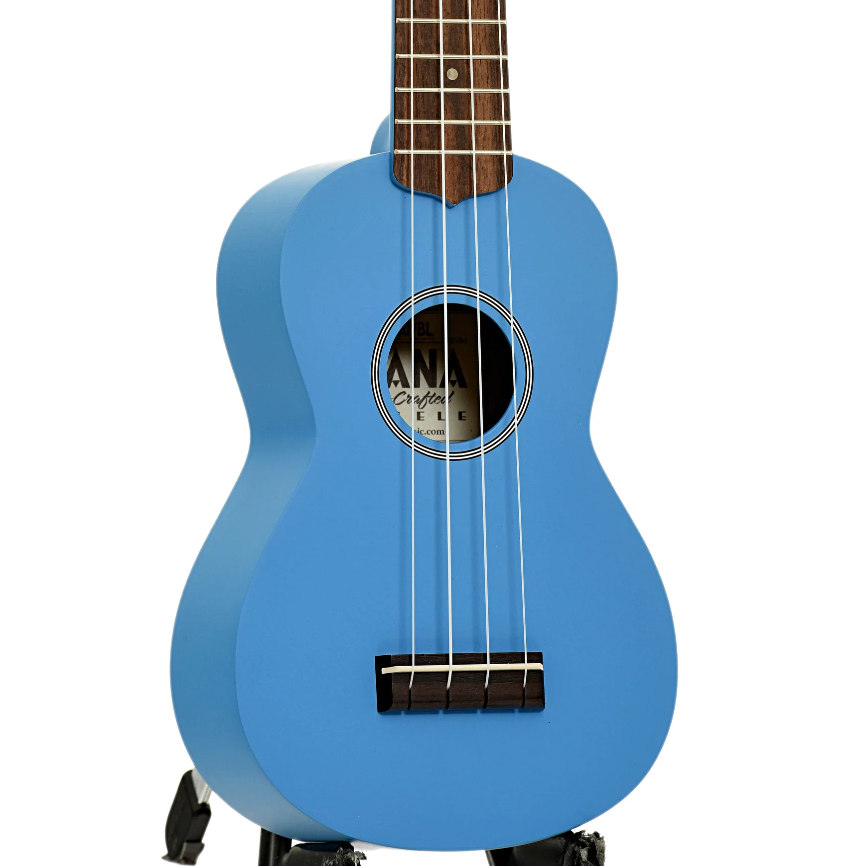 Ohana SK-10 Soprano Ukulele, Blue - Image 4
