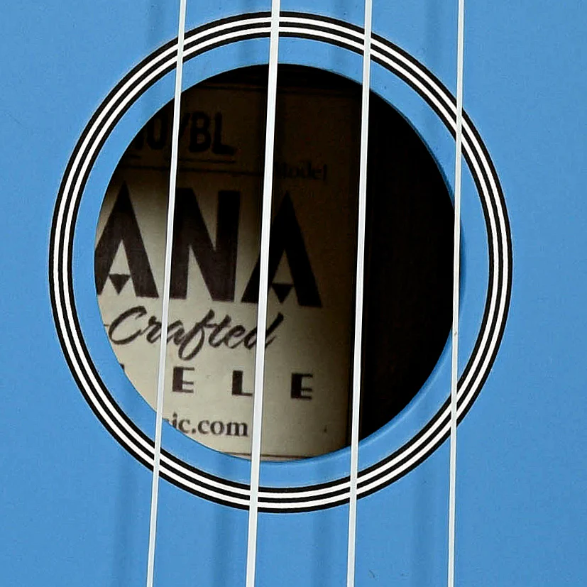 Ohana SK-10 Soprano Ukulele, Blue - Image 6