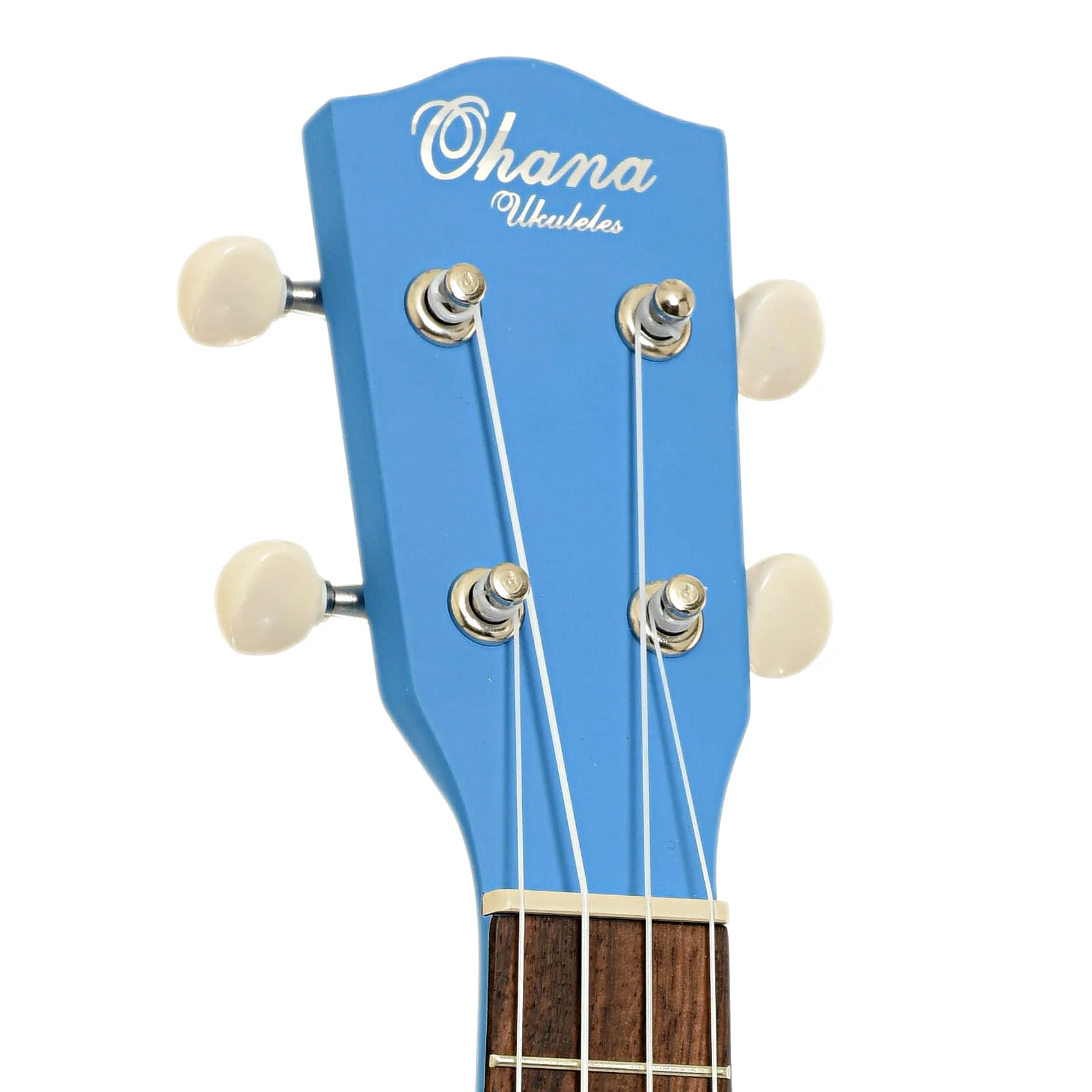 Ohana SK-10 Soprano Ukulele, Blue - Image 8