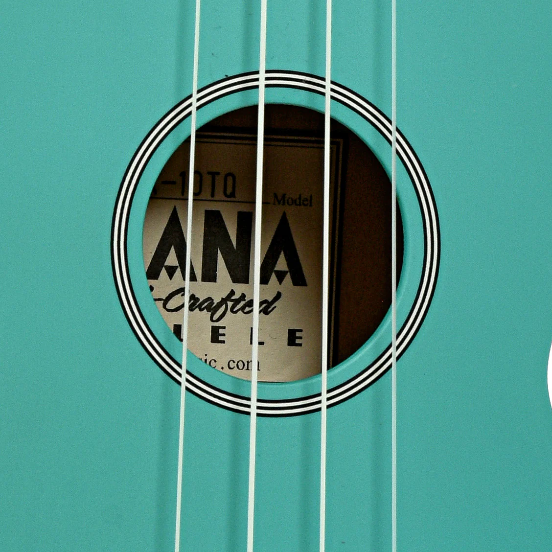 Ohana SK-10 Soprano Ukulele, Turquoise - Image 6