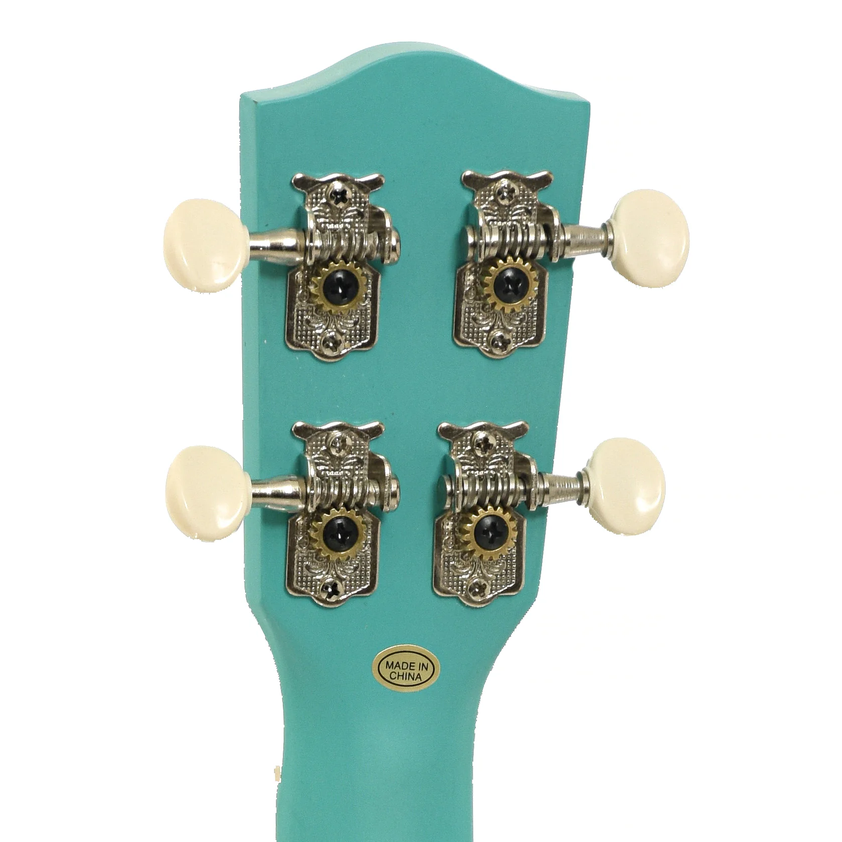 Ohana SK-10 Soprano Ukulele, Turquoise - Image 9