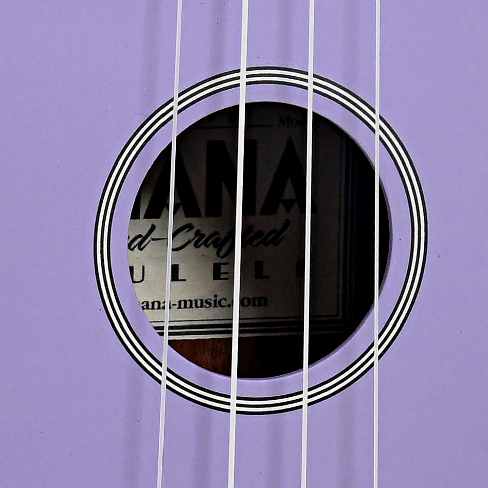 Ohana SK-10 Soprano Ukulele, Purple - Image 6