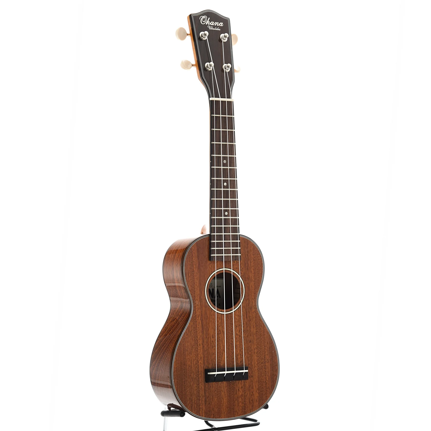 Ohana SK-35GS Soprano Ukulele, Gloss Finish and Geared Tuners - Image 3