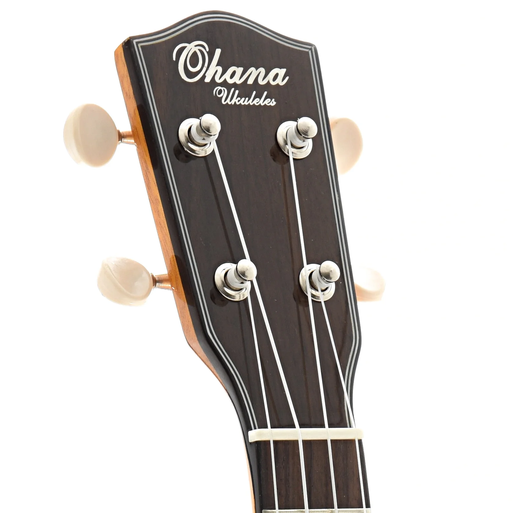 Ohana SK-35GS Soprano Ukulele, Gloss Finish and Geared Tuners - Image 8
