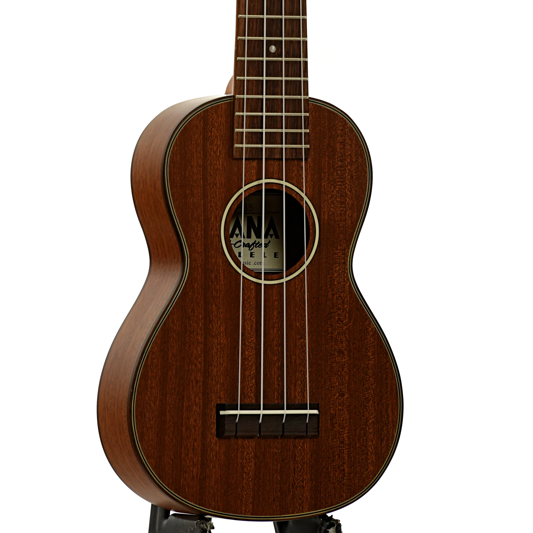 Ohana SK-35S Soprano Ukulele, with Geared Tuners - Image 4