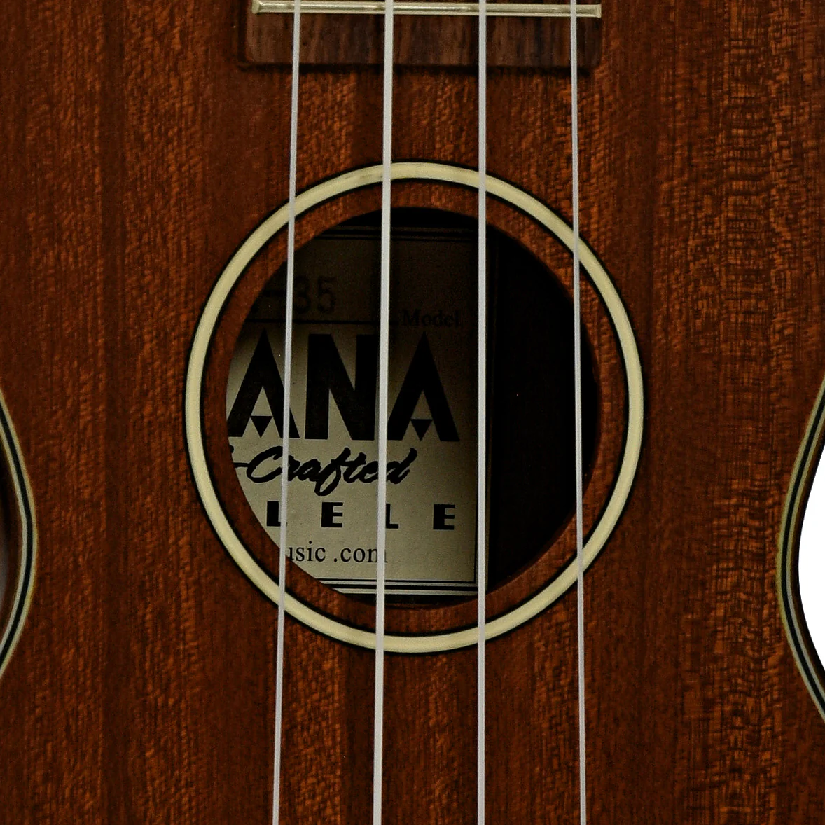 Ohana SK-35S Soprano Ukulele, with Geared Tuners - Image 6