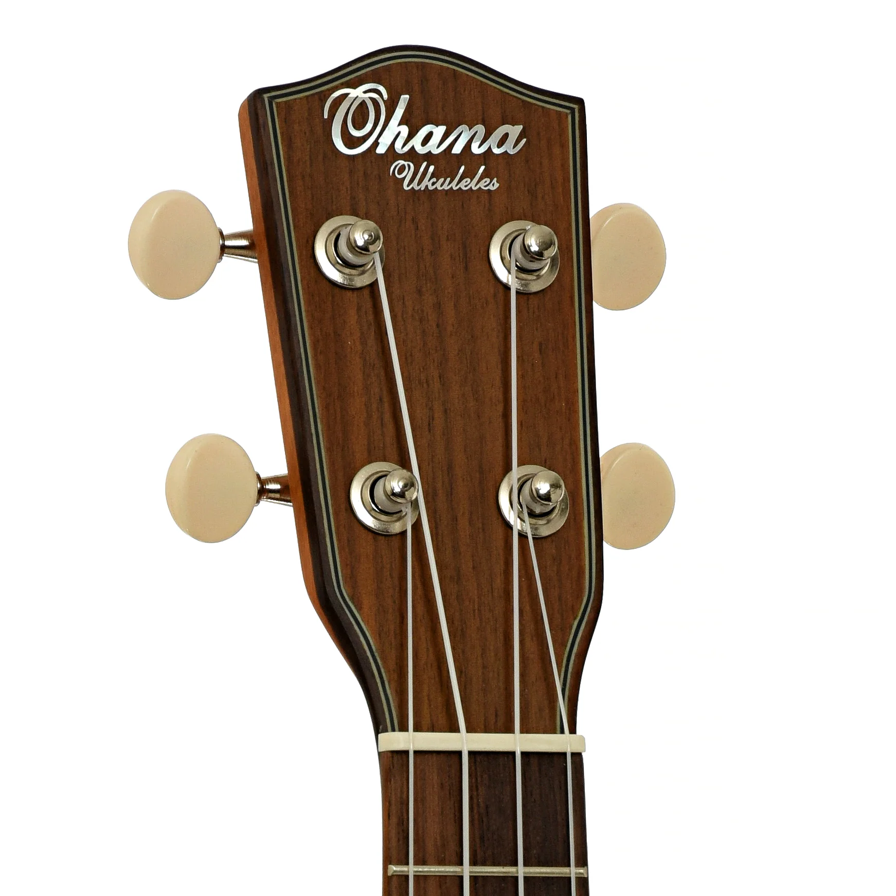 Ohana SK-35S Soprano Ukulele, with Geared Tuners - Image 8