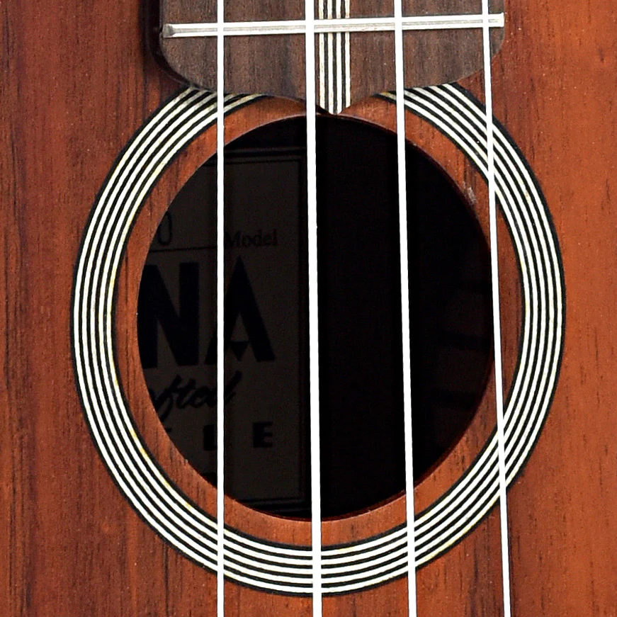 Ohana SK-390 Vintage Solid Koa 3-K Style Soprano Ukulele, with case - Image 6