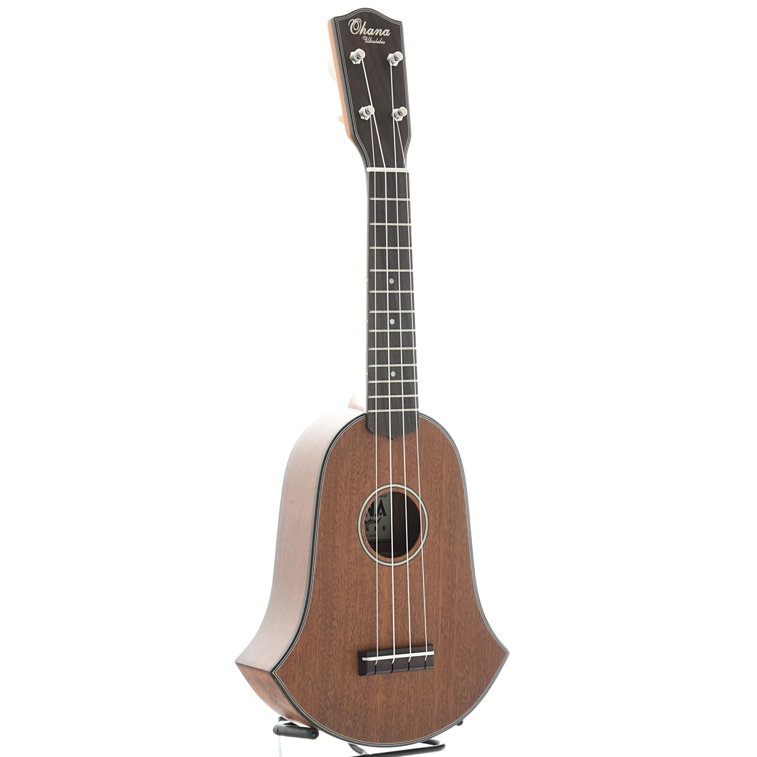 Ohana Vintage SKB-35 Bell-Shaped Soprano Ukulele - Image 2
