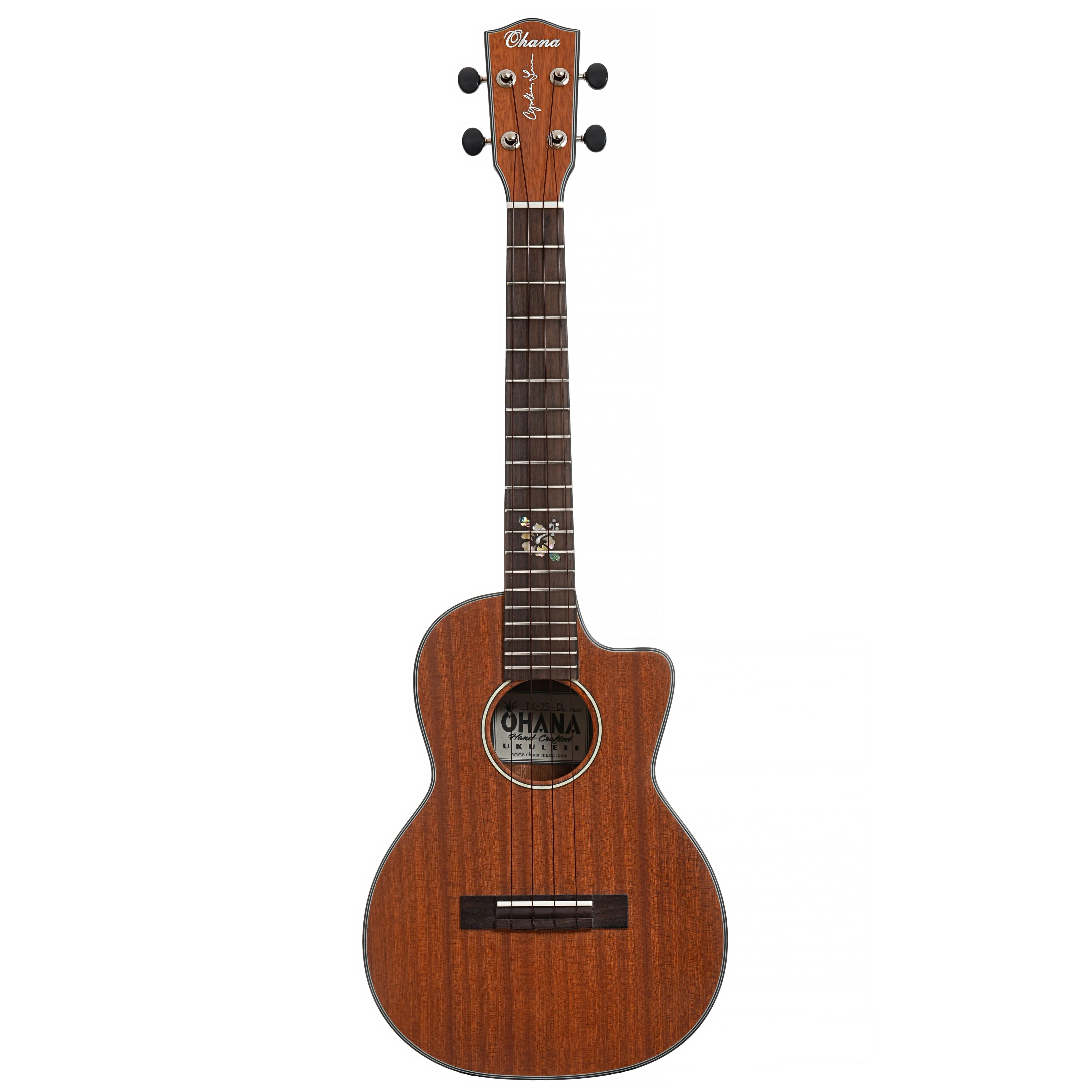 Ohana TK-25C-CL Cynthia Lin Signature Tenor Ukulele Bundle - Image 14