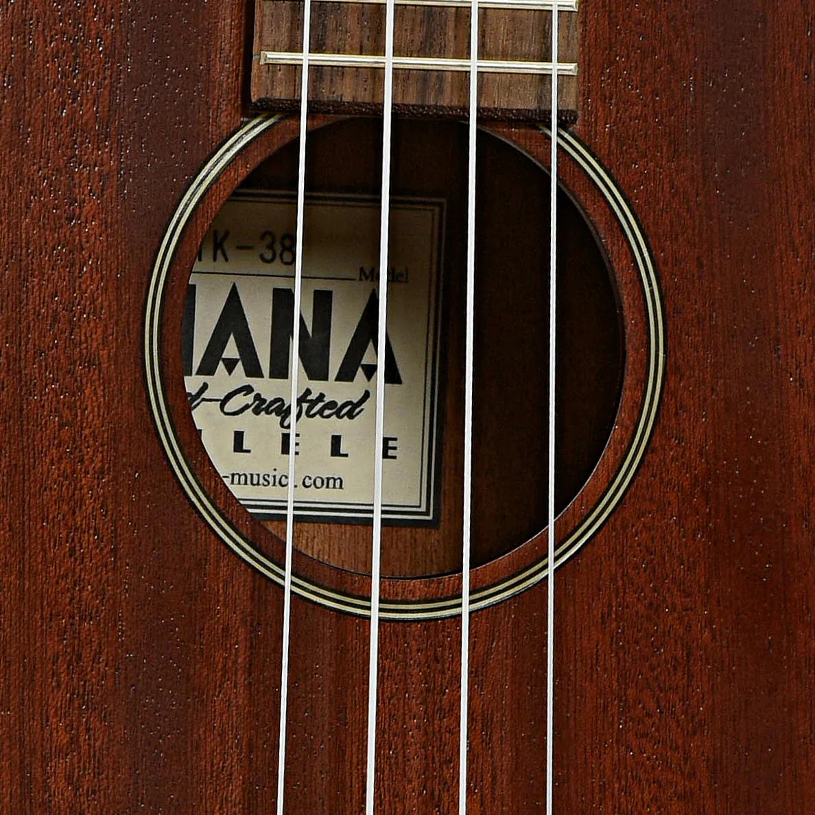 Ohana Vintage TK-38 Premium-Grade Mahogany Tenor Ukulele - Image 6