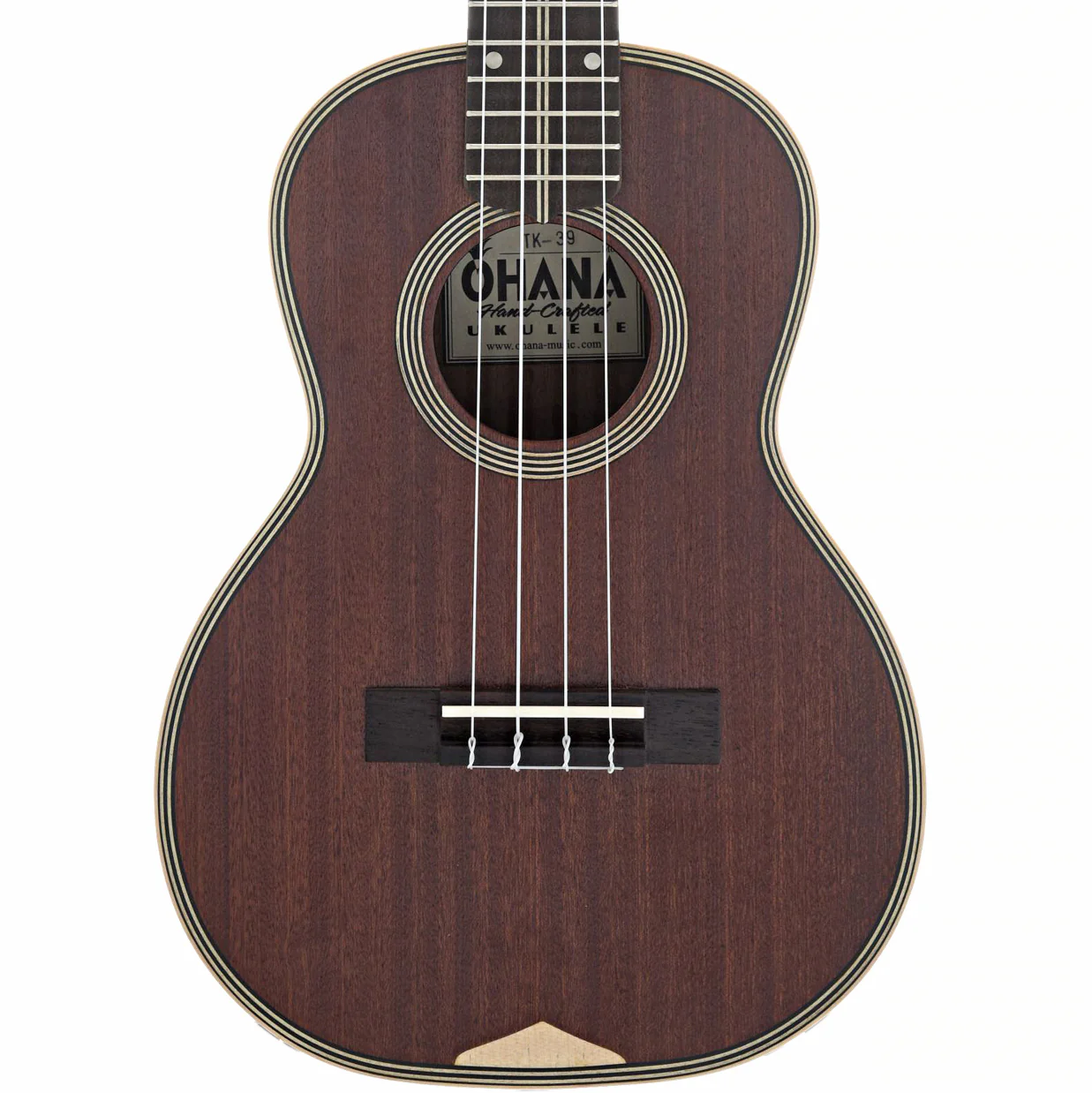 Ohana Vintage TK-39 Premium Mahogany 3-M Style Tenor Ukulele - Image 12