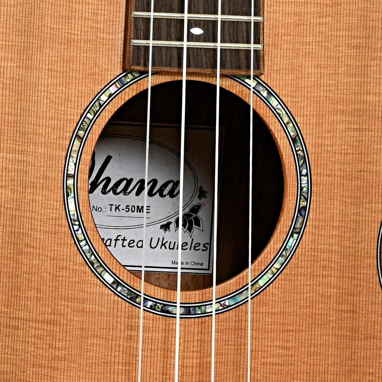 Ohana TK-50ME Tenor Ukulele - Image 6